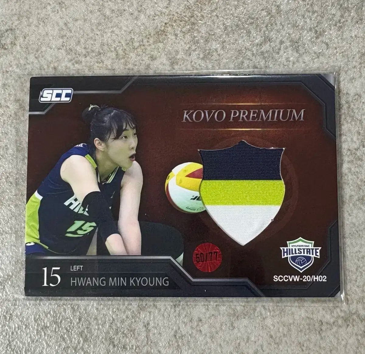 ファン ミンギョン バレーボール V LEAGUEカード パッチ ジャージ