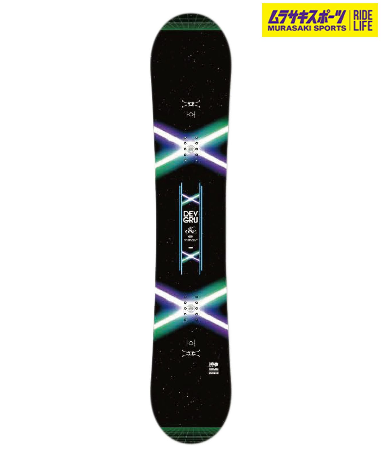 2526】新品 DEVGRU デブグル スノーボード 板 メンズ GT-ONE ムラサキ