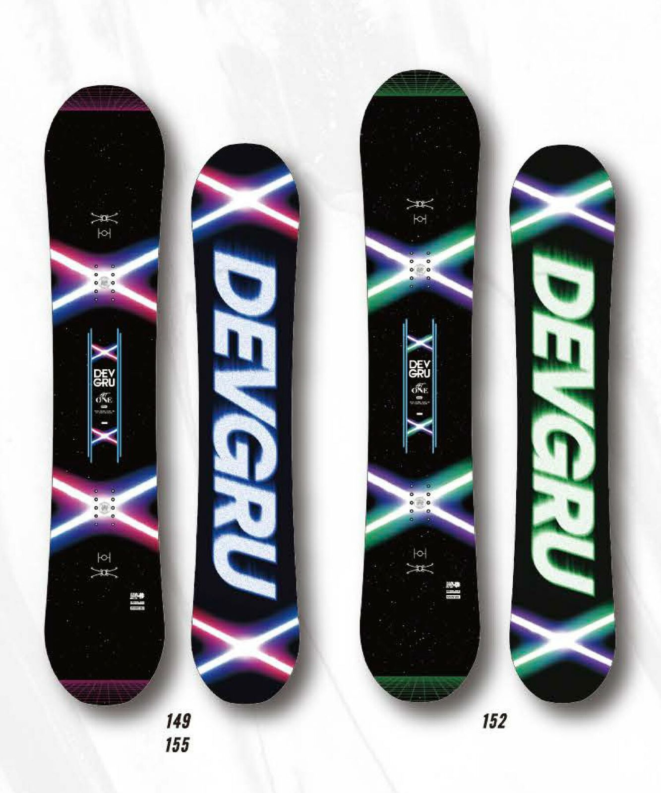 2526】新品 DEVGRU デブグル スノーボード 板 メンズ GT-ONE ムラサキ