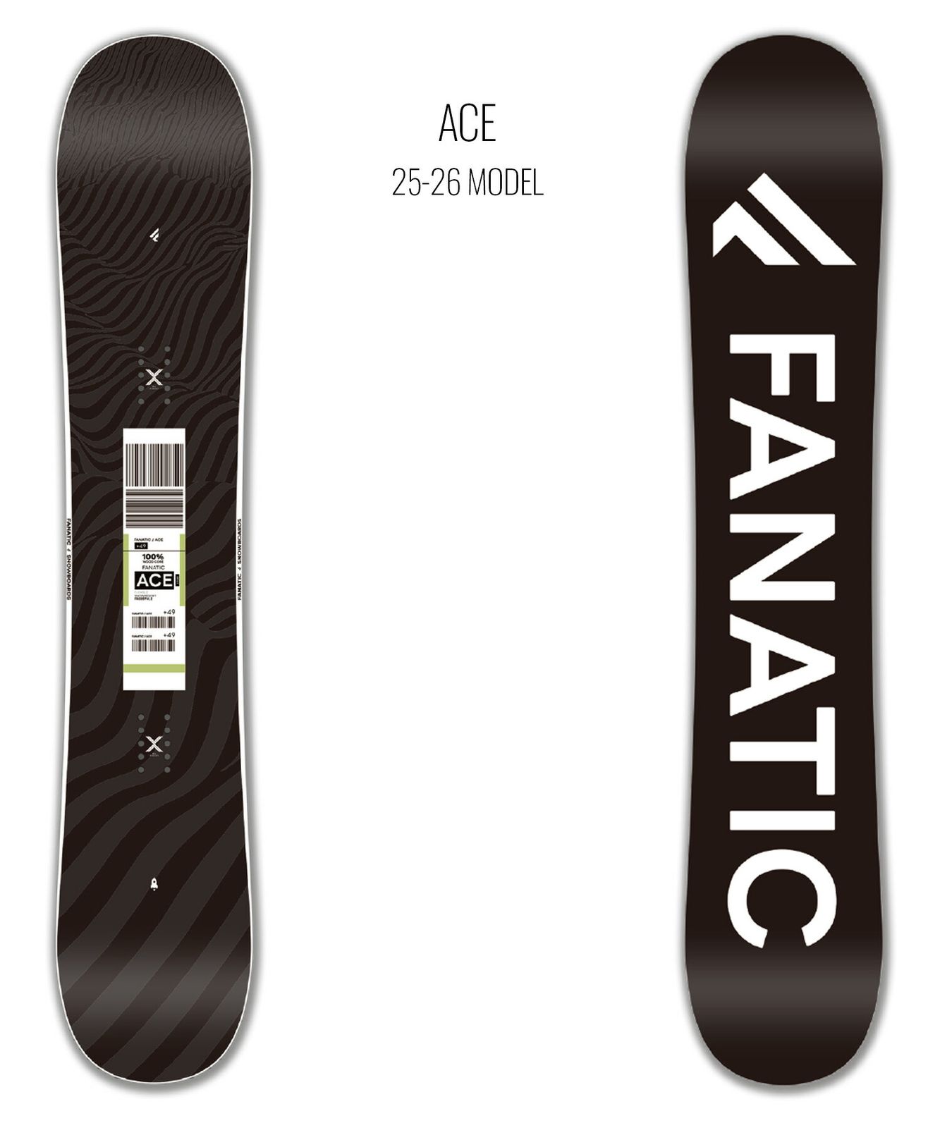 2526】新品 FANATIC ファナティック スノーボード 板 ユニセックス ACE