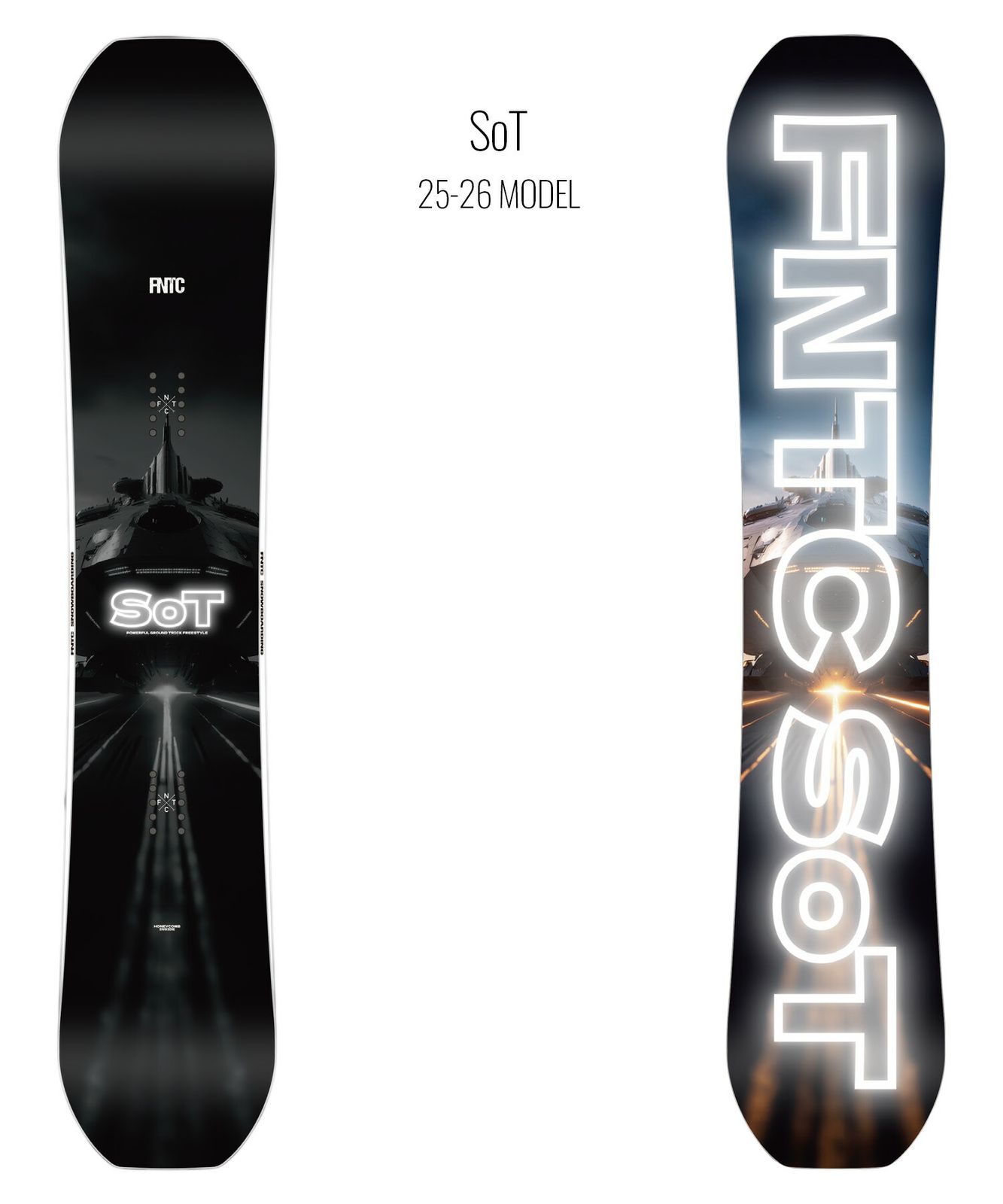 FNTC SOT スノーボード 板　143cm 2526】新品 FNTC エフエヌティーシー スノーボード 板 メンズ SoT