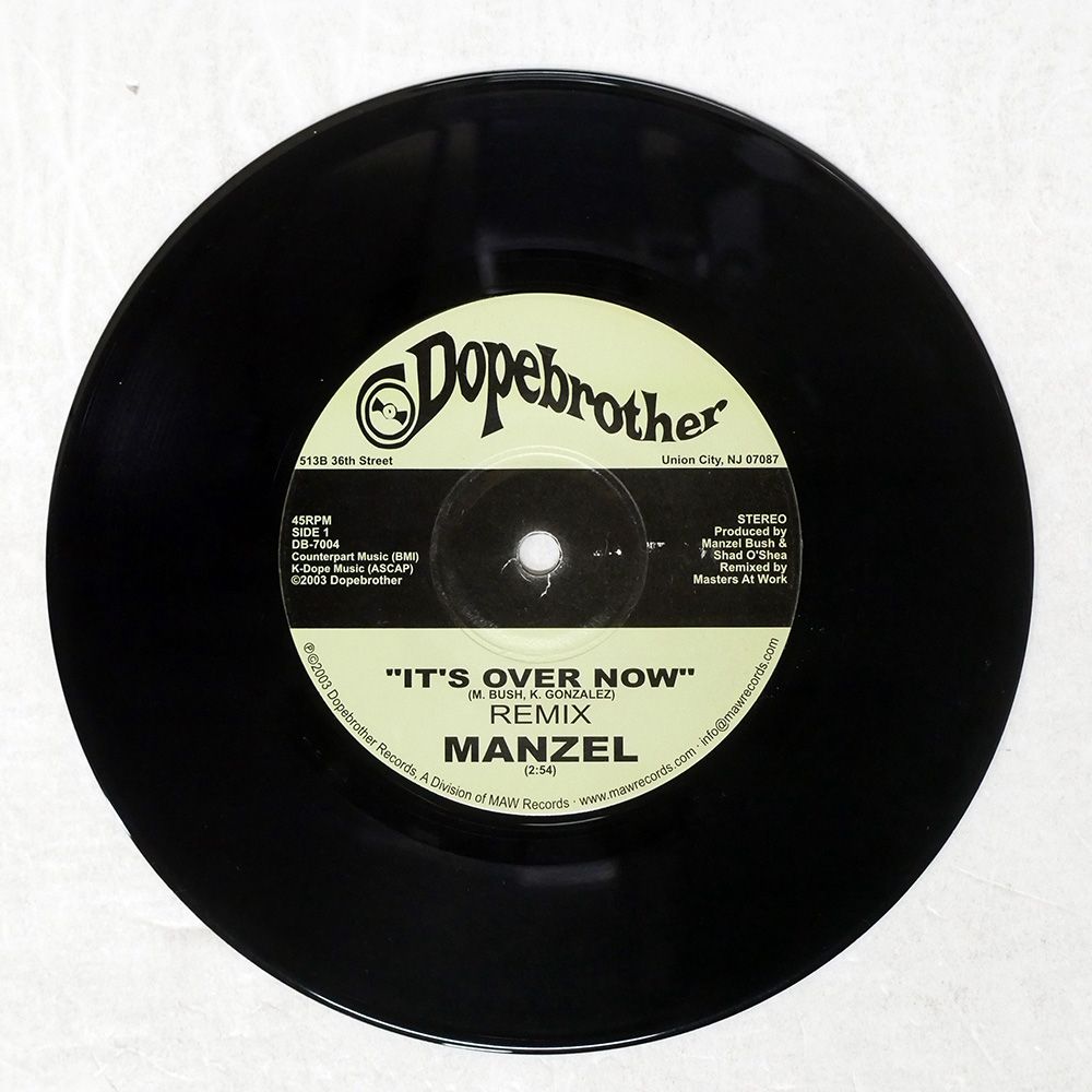 US盤 MANZEL IT S OVER NOW SPAZZ DB 7004 7