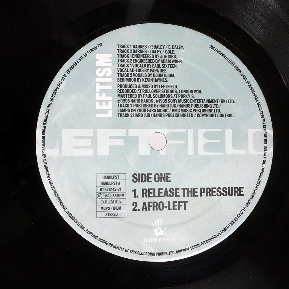 UK盤 LEFTISM HARD HANDS LP その他 レコード CD DVD ブルーレイ
