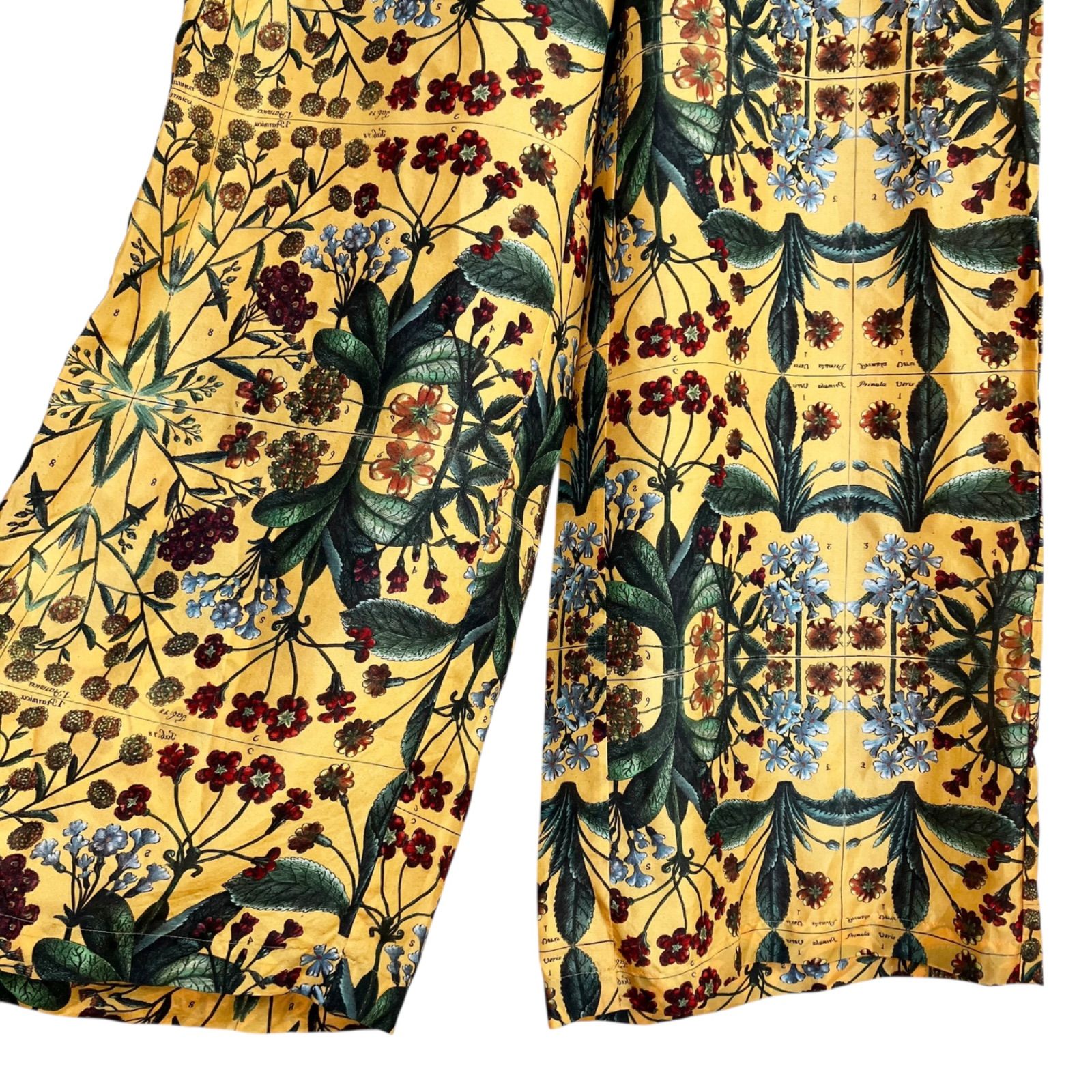 パレルモフラワープリント ワイドパンツ