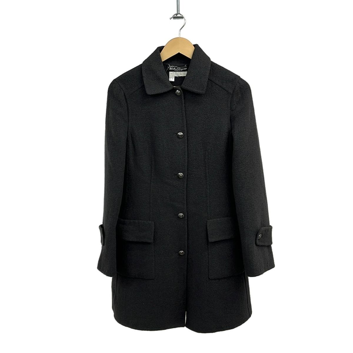 美品　サルバトーレ フェラガモ　ロングコート　レディース　50 FERRAGAMO/SalvatoreFerragamo(サルバトーレフェラガモ) コート サイズ