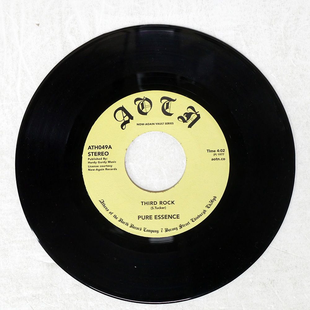 UK盤 PURE ESSENCE|THIRD ROCK|ATHENS OF THE NORTH ATH 049 7 □