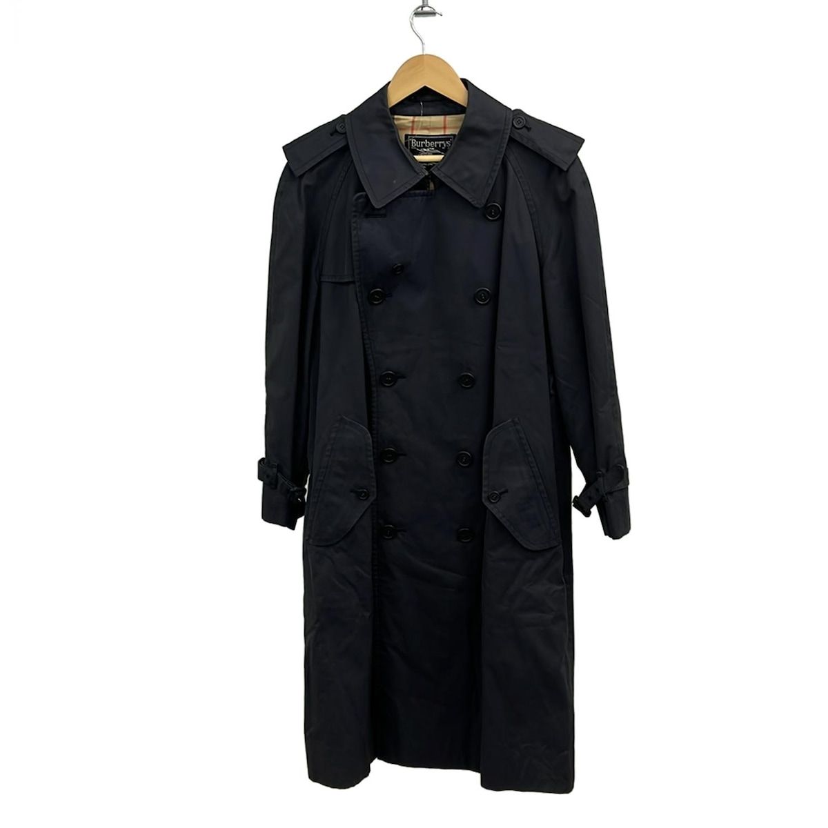 ￼ Burberrys バーバリーズ スプリングコート 7AR Burberry's(バーバリーズ) コート サイズL メンズ 黒 春・秋物 - メルカリ