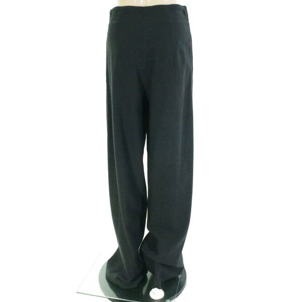 80 OFF アリジ ALYSI パンツ 42 EPT 1135 Lサイズ ブラック レディース ウールパンツ ワイドシルエット ボトムス イタリア製