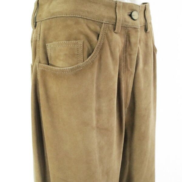 レザーパンツ スウェードレザーパンツ