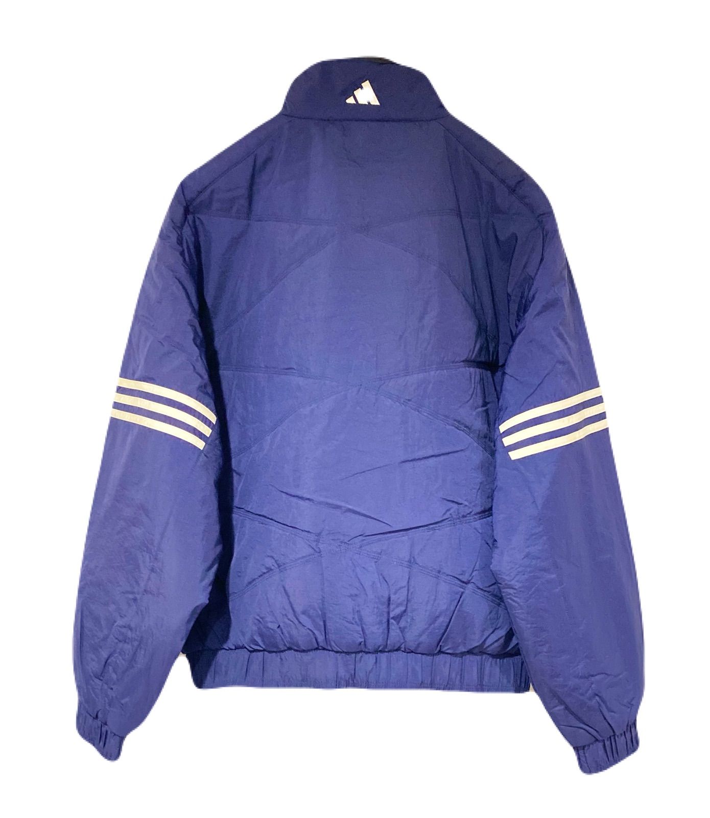 adidas アディダス 90s L ブルー 中綿入り パディングジャケット