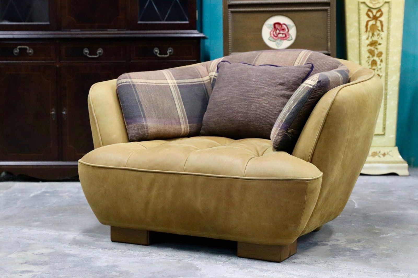 GMIK652A○tabu Leather Works / タブレザーワークス OPIAM sofa 1P