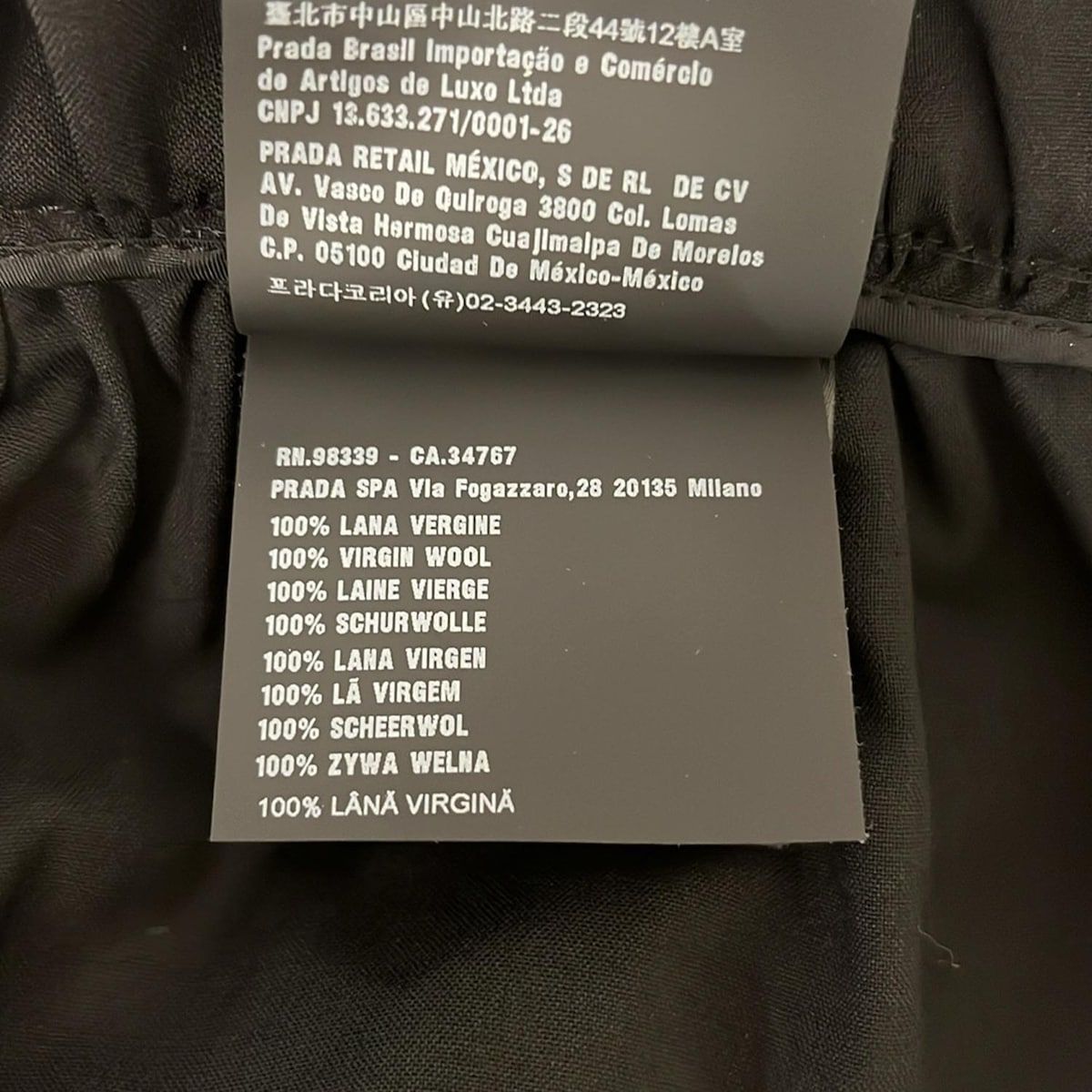  PRADA プラダ パンツ サイズ38 S レディース 黒 フルレングス その他 パンツ