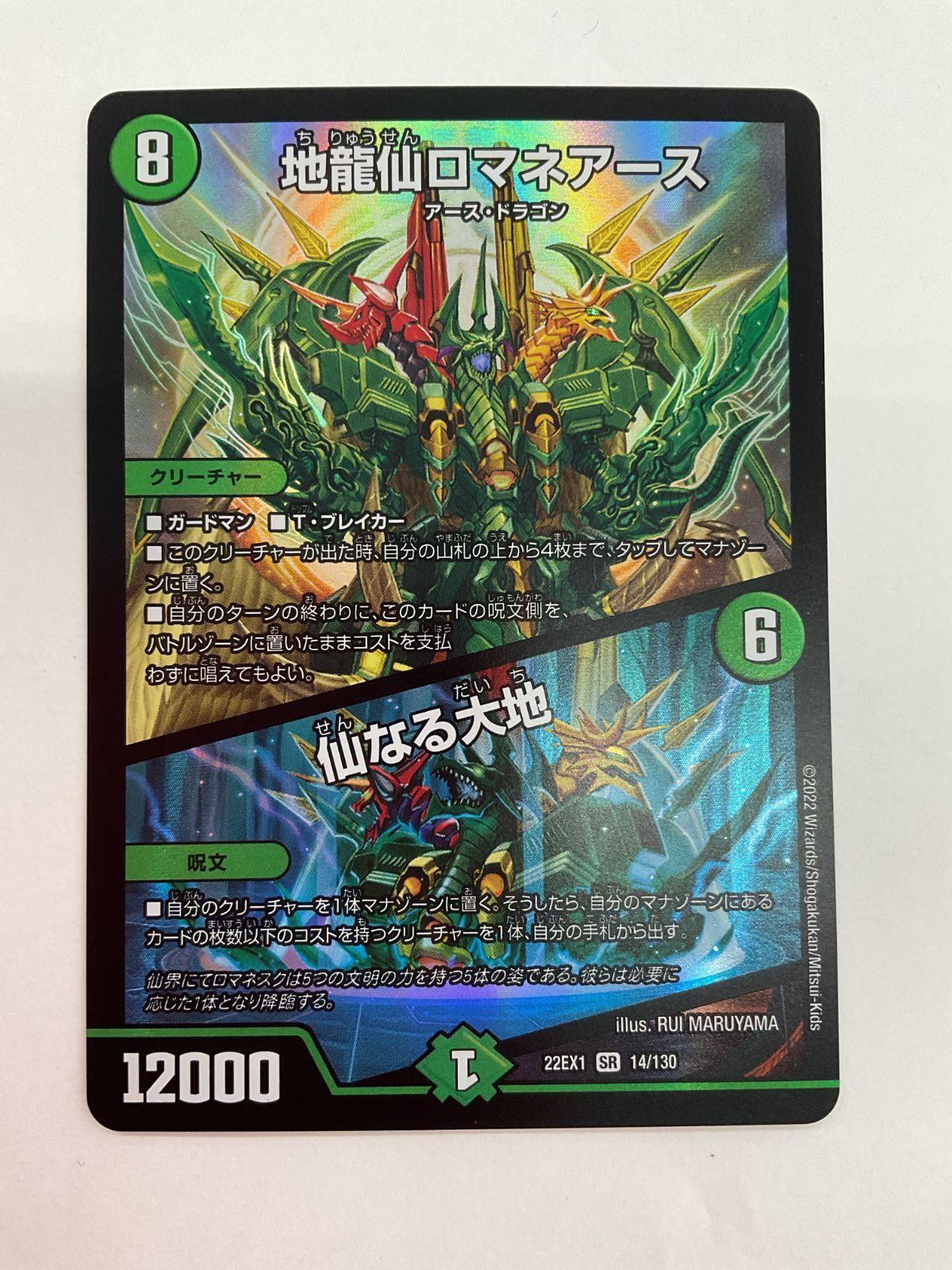 078[PK]Y2768(カード) 地龍仙ロマネアース 仙なる大地 22EX1 SR 14/130