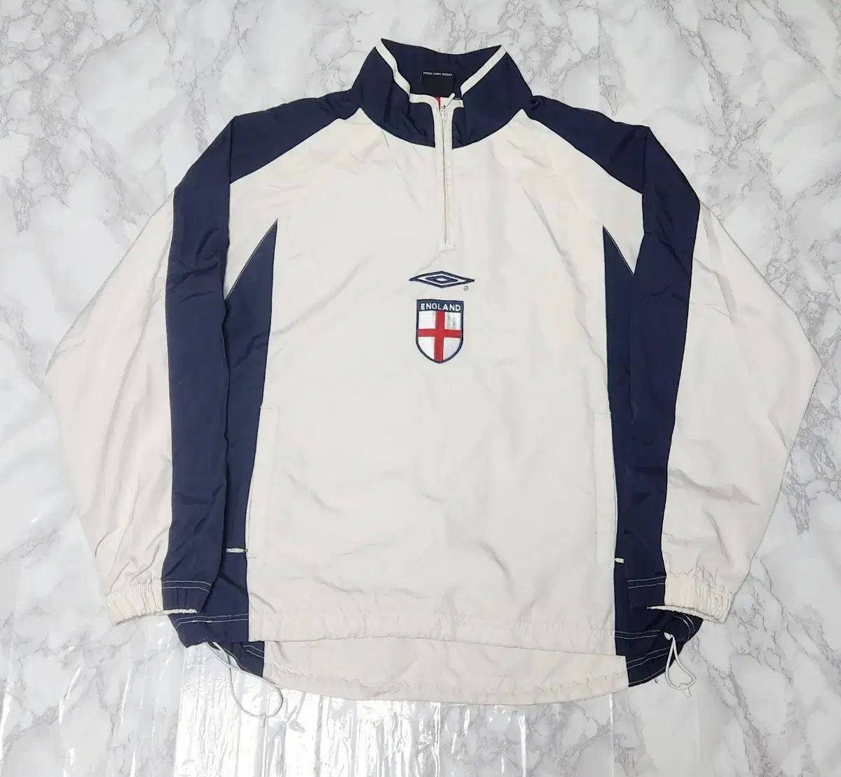 UMBRO STANDNECK ANORAK BLACK 22HO-I（アンブロ アンブロ オールド 
