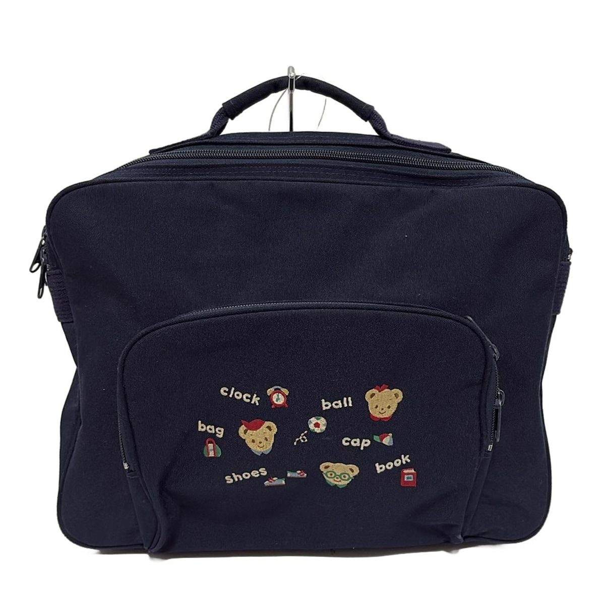 familiar クマ刺繍 ショルダーバッグ クマ刺繍ショルダーバッグ ブラウン 可愛い お洒落 個性的 カジュアル