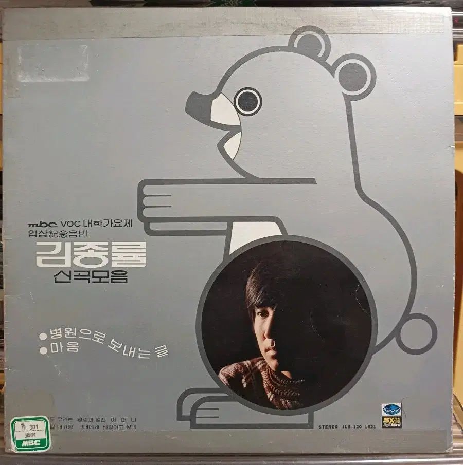 キム ジョンリュル LP 81 初年度 ホワイトラベル MBC ユニバーシティ ミュージック フェスティバル 記念 NM