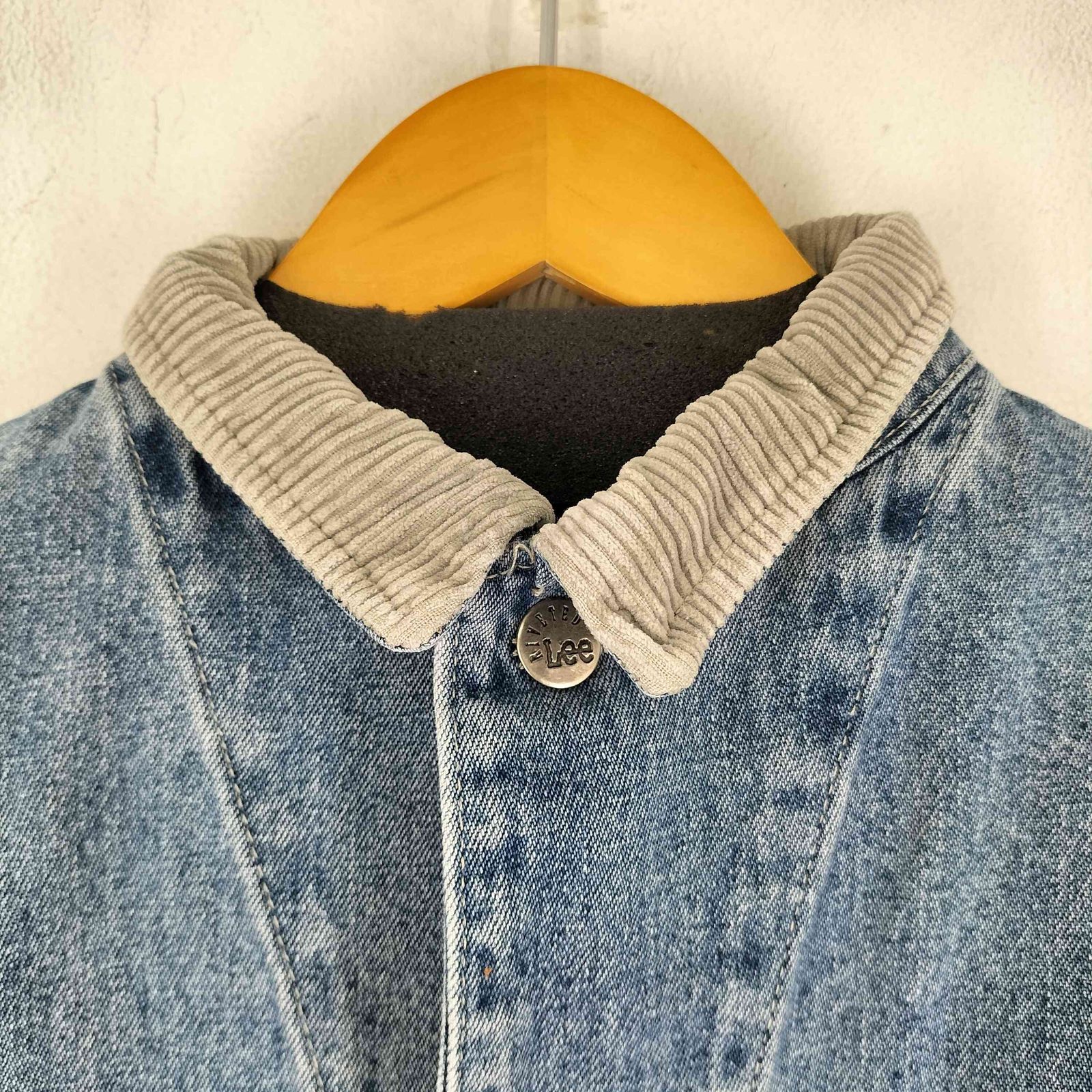 リー Lee 90S USA製 RIVETED デニムカバーオール メンズ import：M