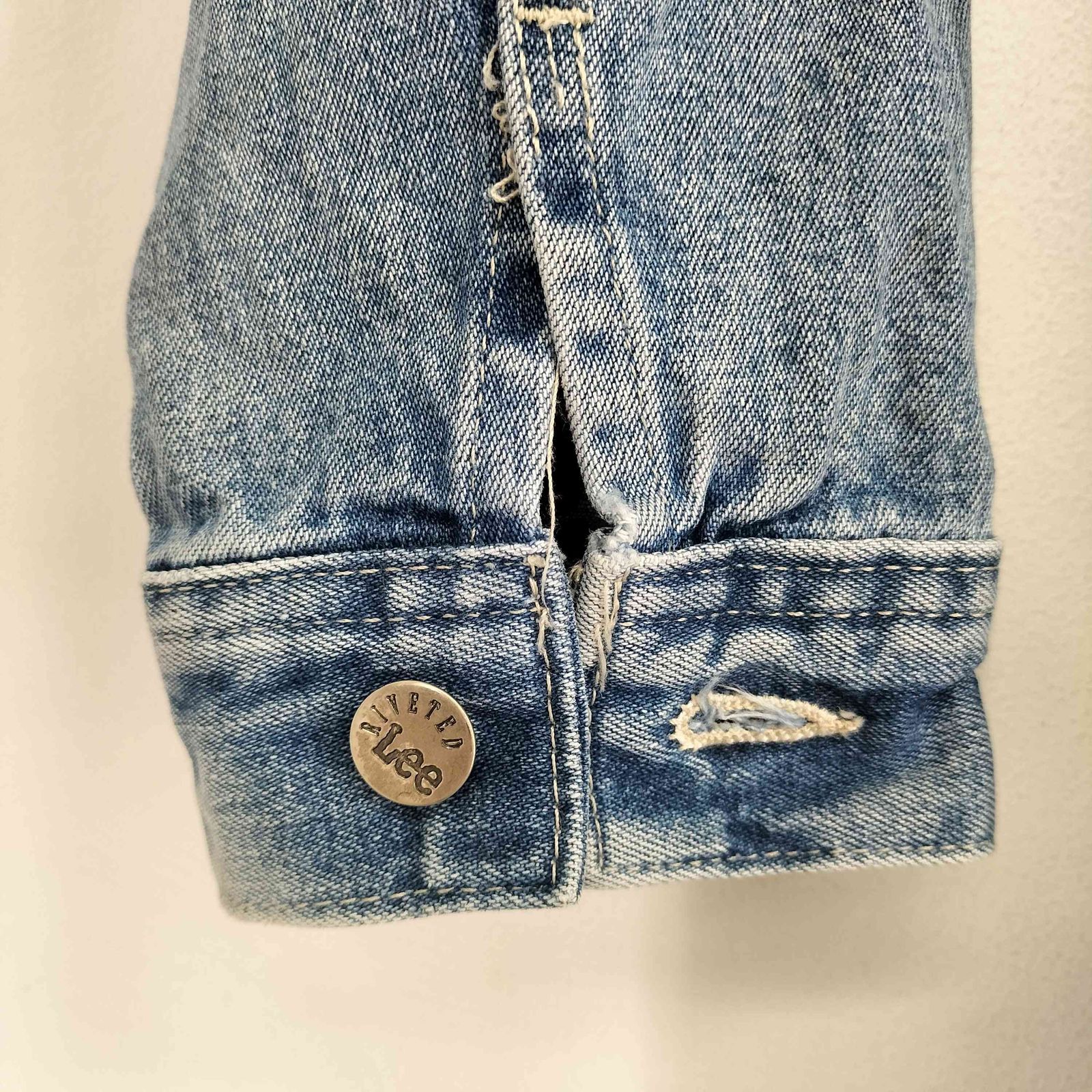 リー Lee 90S USA製 RIVETED デニムカバーオール メンズ import：M