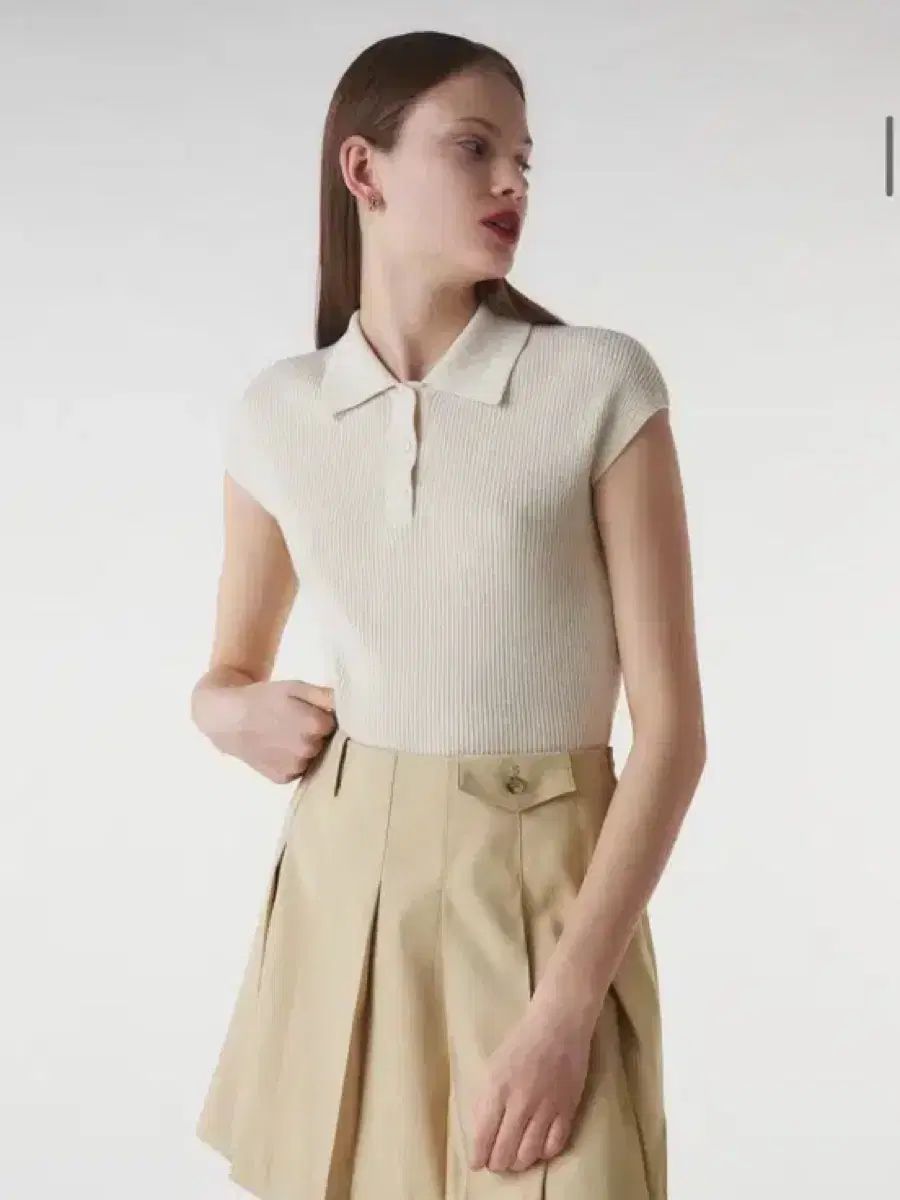 ラオン リーヴ カプ袖 ニット ブラック