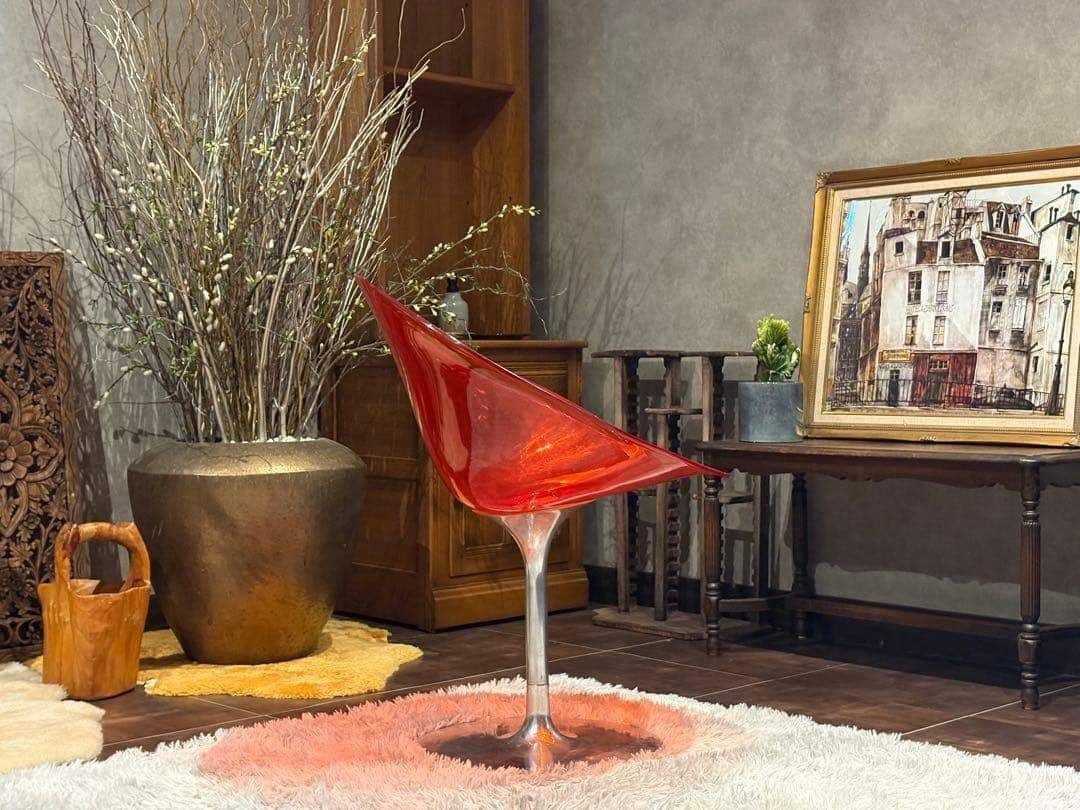 カルテル　kartell エロエスチェア　回転椅子　レトロフューチャー　YZ カルテル kartell エロエスチェア 回転椅子 レトロフューチャー YZ