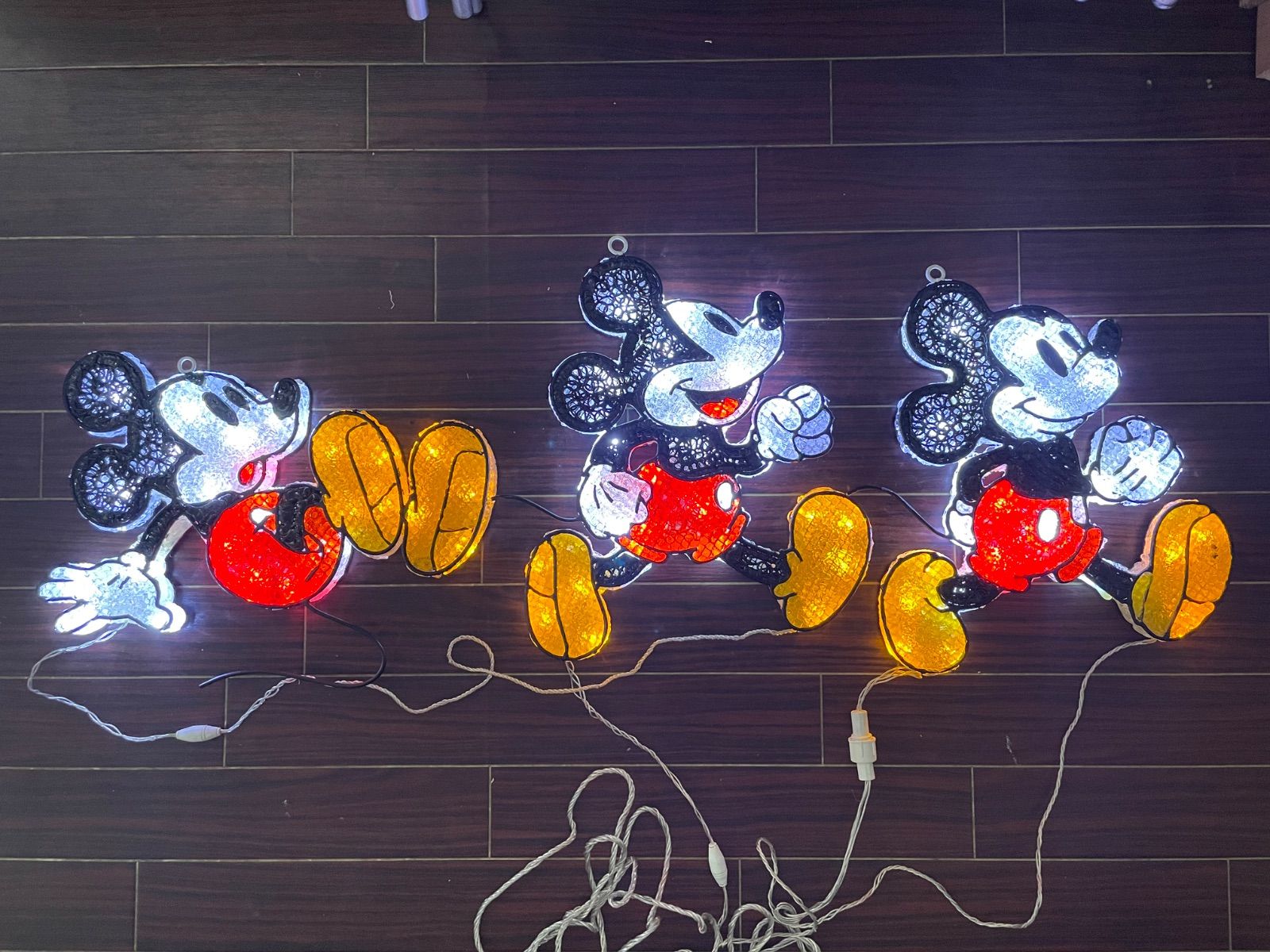 ライト・照明 ディズニー LED のミッキーが光る 2Dスタンドモチーフ