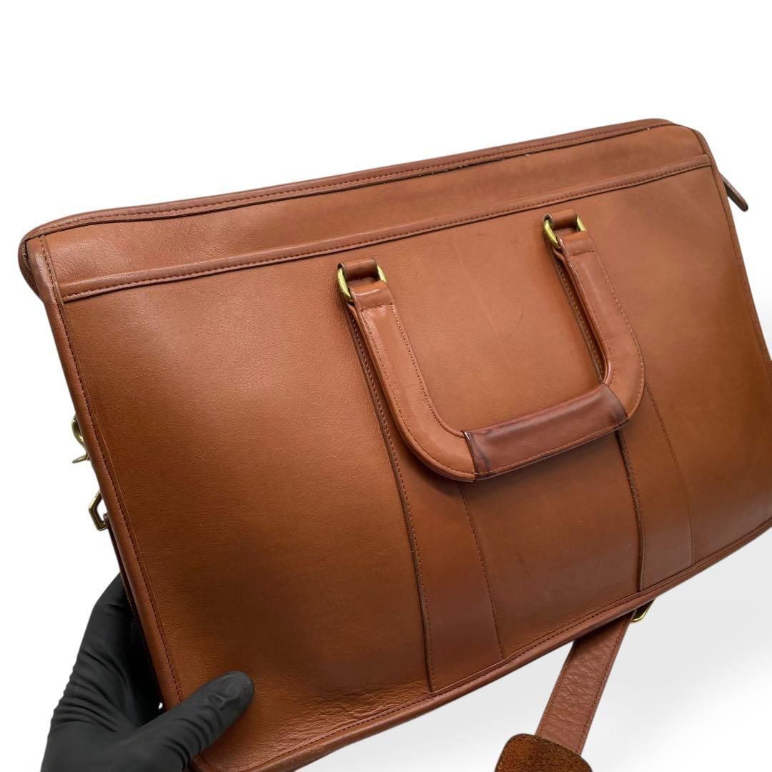 美品 希少 COACH オールドコーチ 2way ブリーフケース USA製 茶 - メルカリ