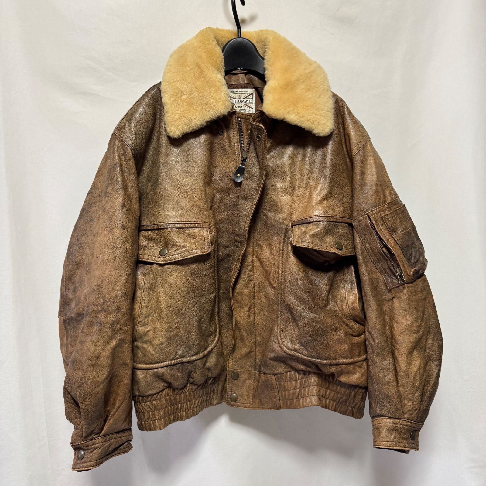 希少【R-1 homme 】vintage G-1 フライトジャケット レザージャケット