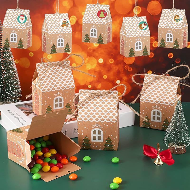 アドベントカレンダー 2025 箱 クリスマス ボックス 24個セット 手作り