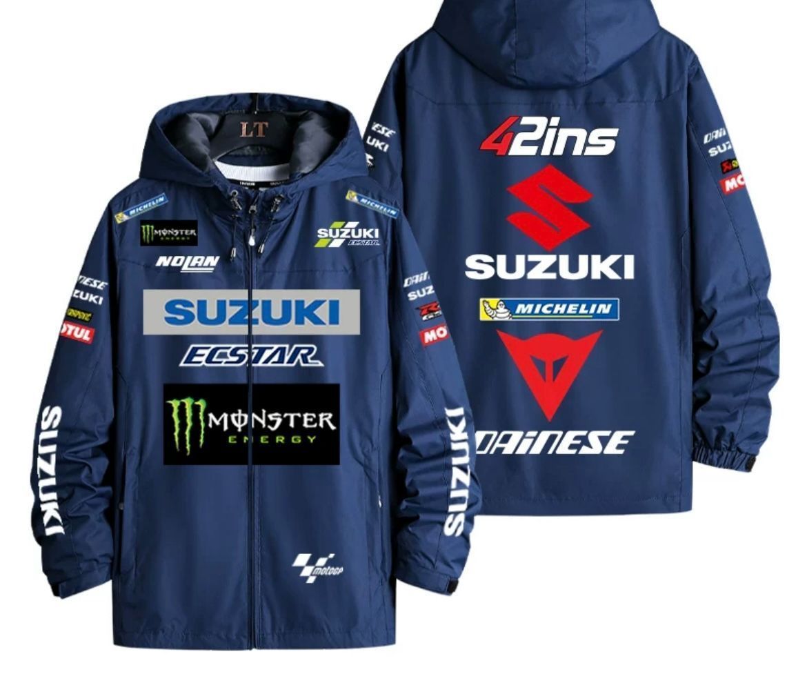 アウトレット新品 M MotoGP SUZUKI RACING レーシング Poloシャツ ECSTAR オートバイ バイクウェア アウトドア グッズ