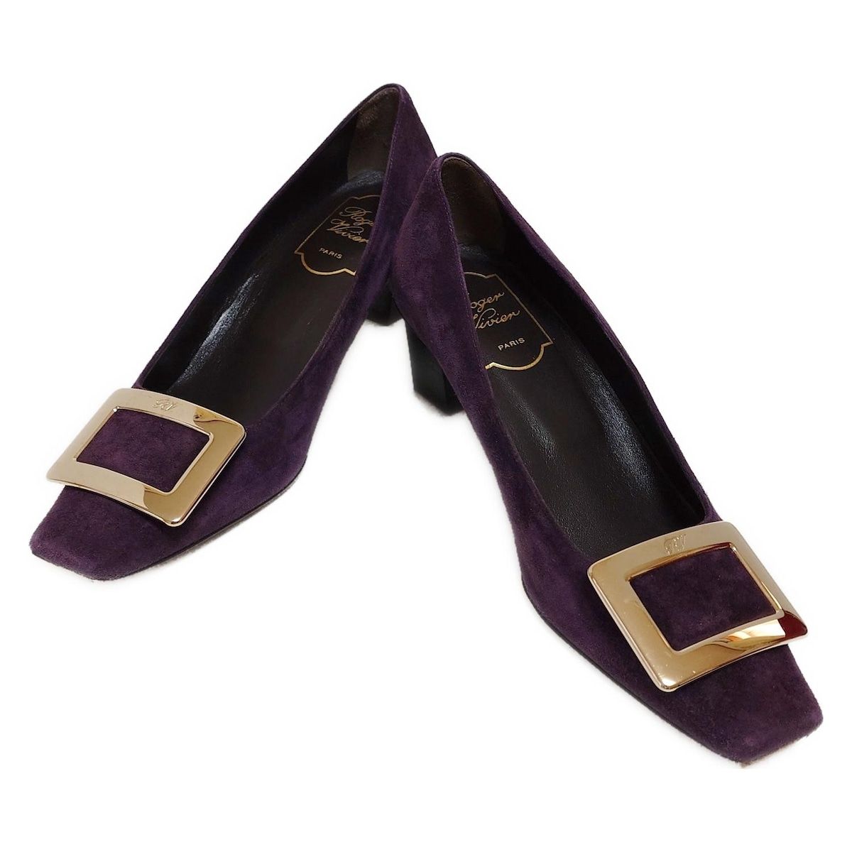 RogerVivier ロジェヴィヴィエ パンプス 36 レディース - パープル