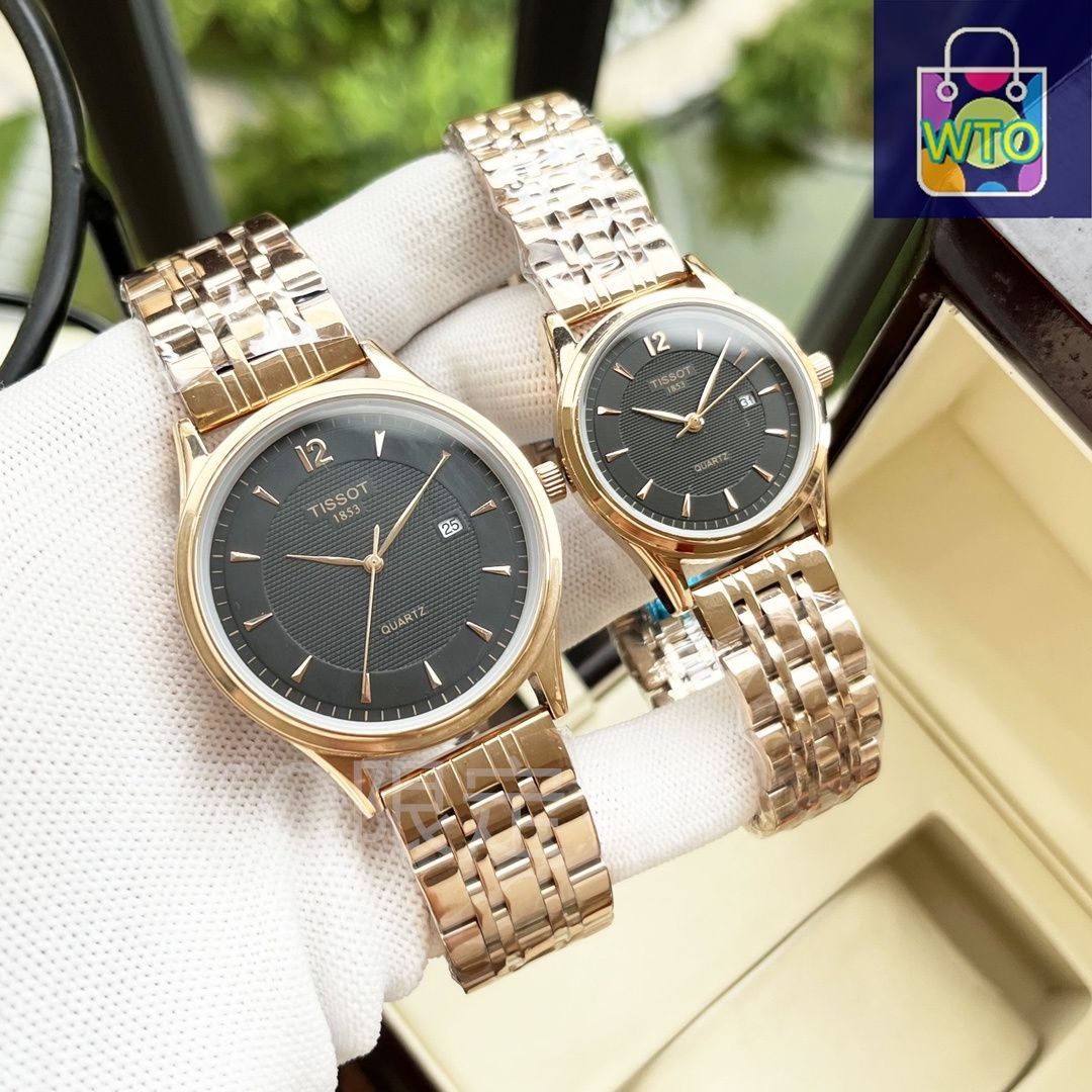 今日特価】TISSOT ティソ ローズゴールド カップルウォッチ - メルカリ