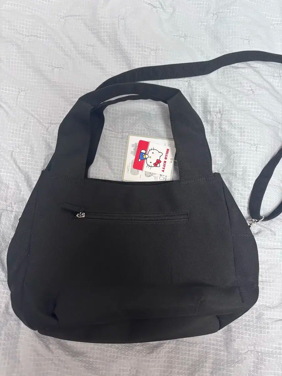  ハローキティ キーティ ブラック トート クロスバック バッグ メッセンジャーバッグ ショルダーバッグ