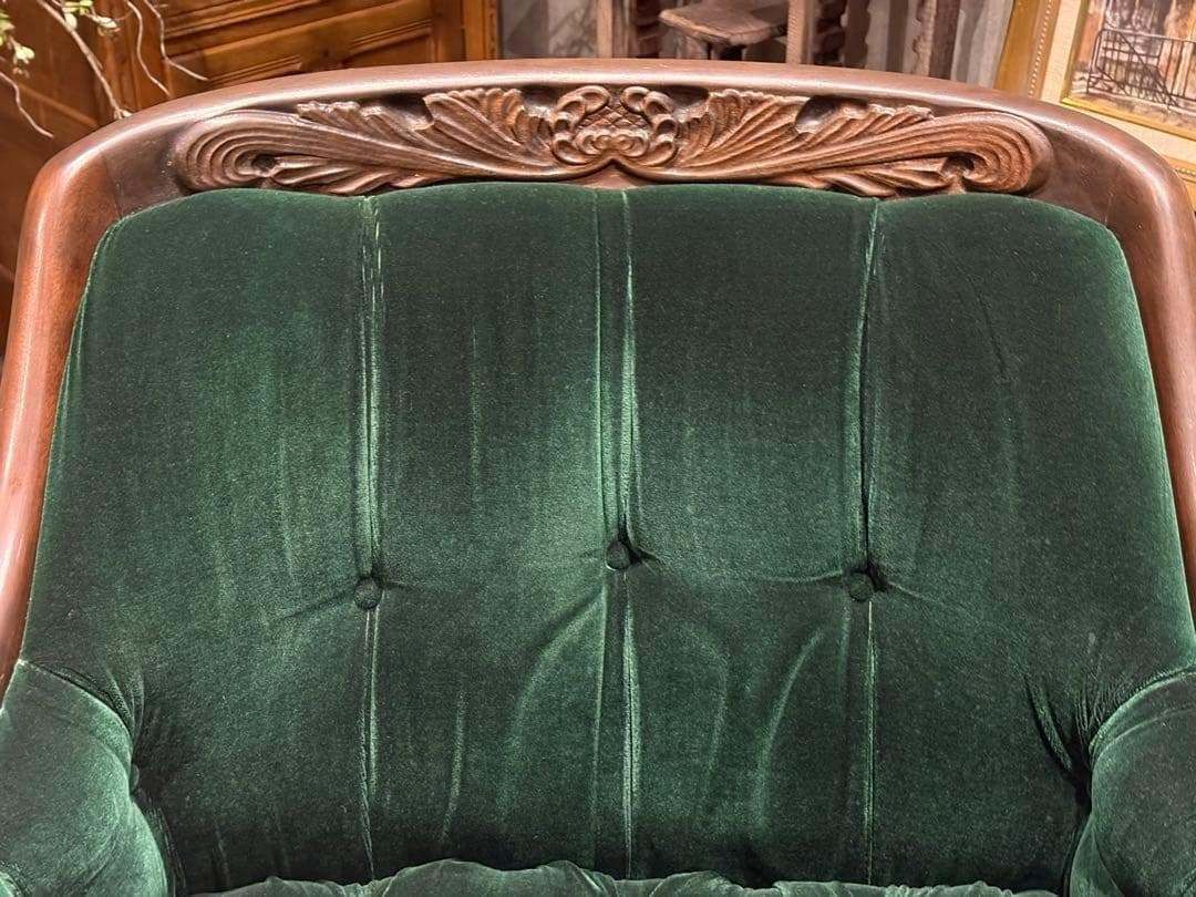 maruni マルニ木工 一人掛けソファ ボタンダウン ファブリック IG