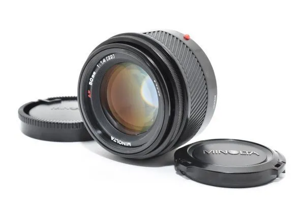 ☆美品 / 動作保証☆ MINOLTA AF 50mm F1.4 (22) 単焦点レンズ ソニー/