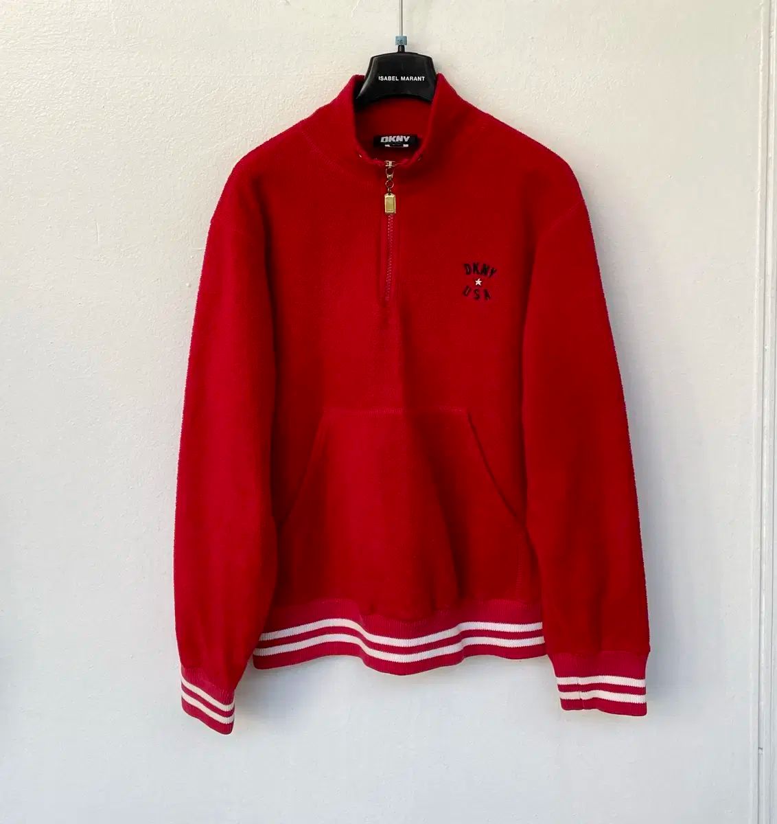 ハーフジップアップ スウェット