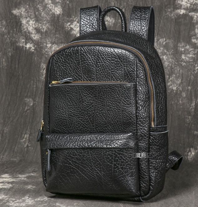 メンズ バイソンレザー バックパック 大容量