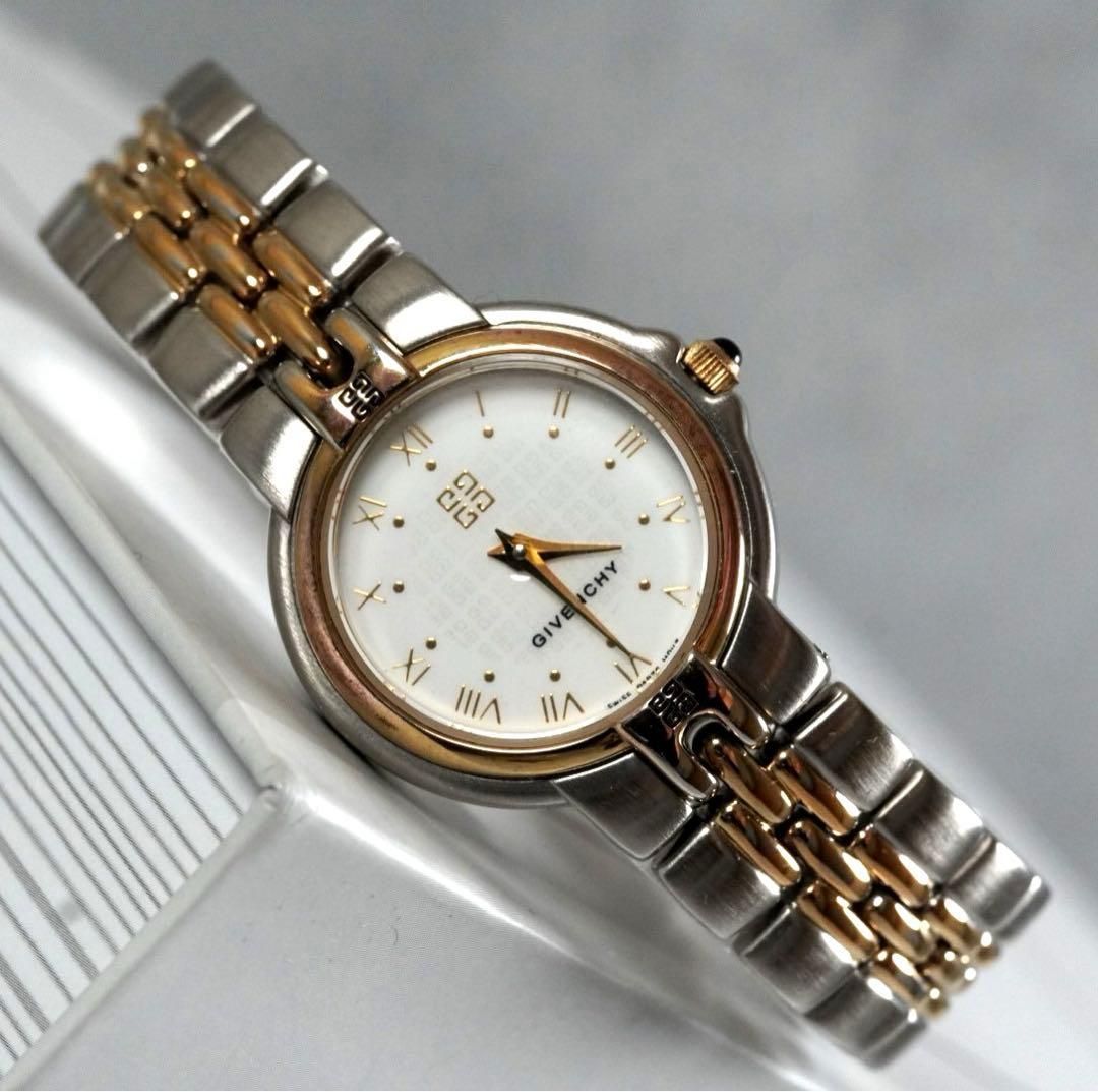 付属品付き】 GIVENCHY ジバンシー 腕時計 レディース クォーツ コンビ