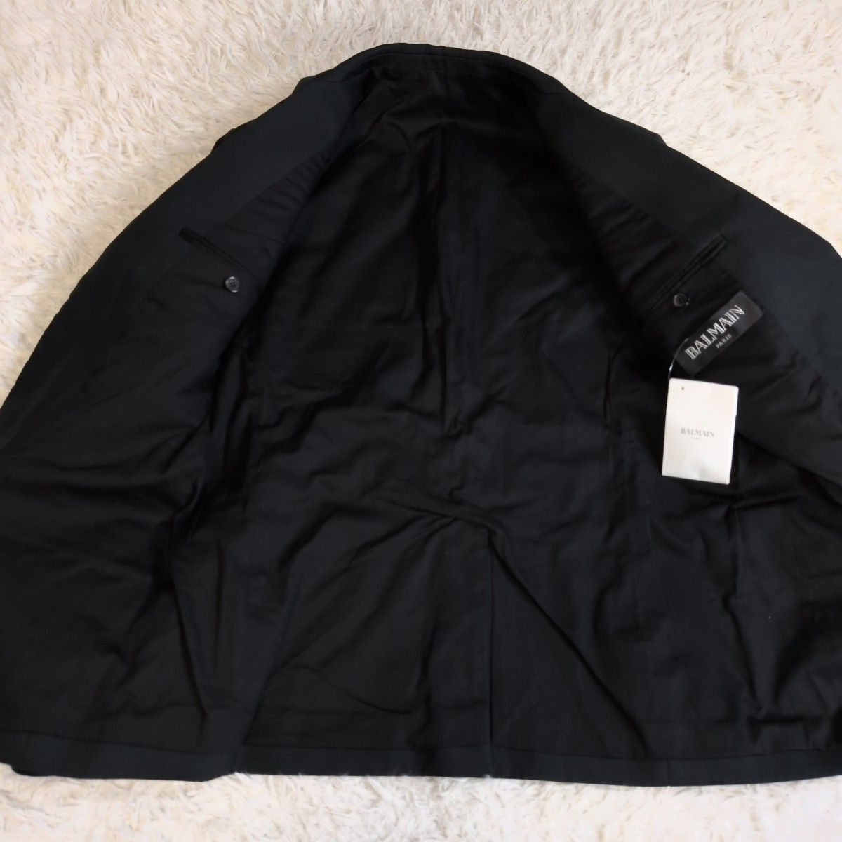美品✨ BALMAIN バルマン メンズ ダブルブレストジャケット 銀ボタン