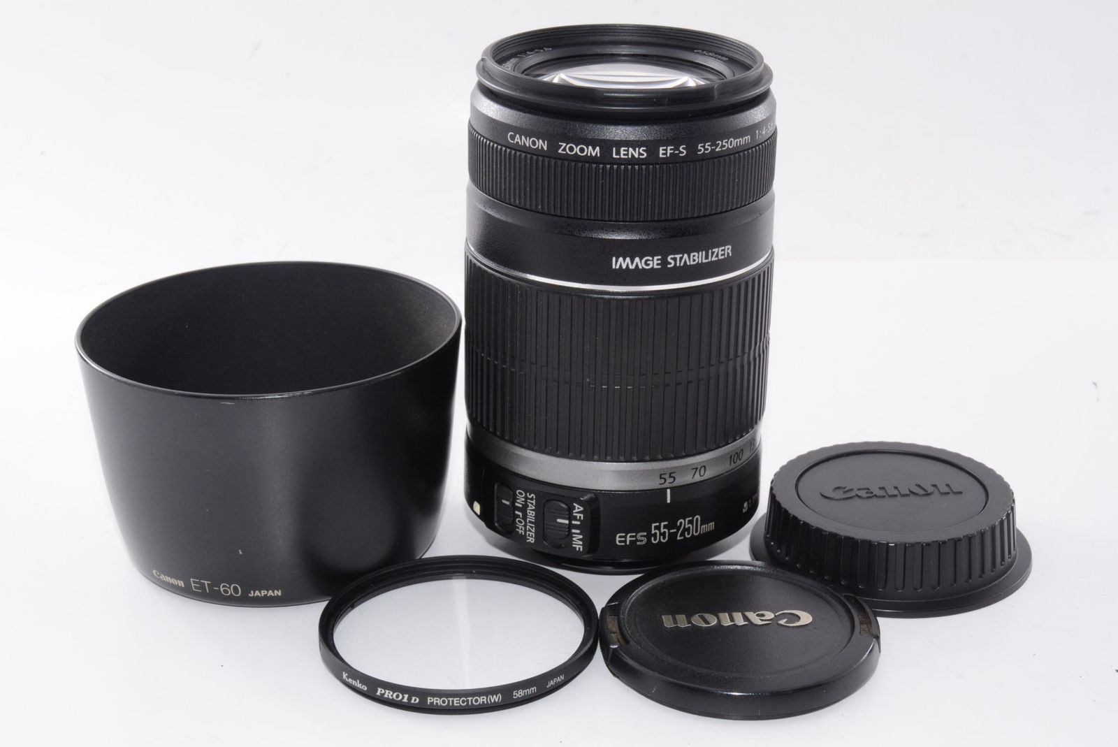  Canon 望遠 EF S 55 250 mm F 4 5 6 IS レンズ(ズーム) カメラ