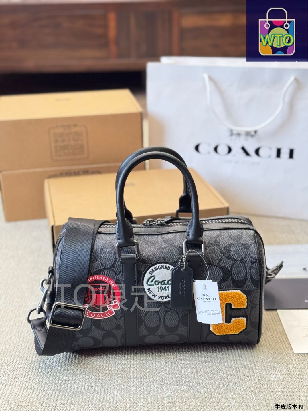 今日 COACH Venturer 27 Men s Boston Bag コーチ ヴェンチャー メンズ ボストンバッグ-WTO輸入2