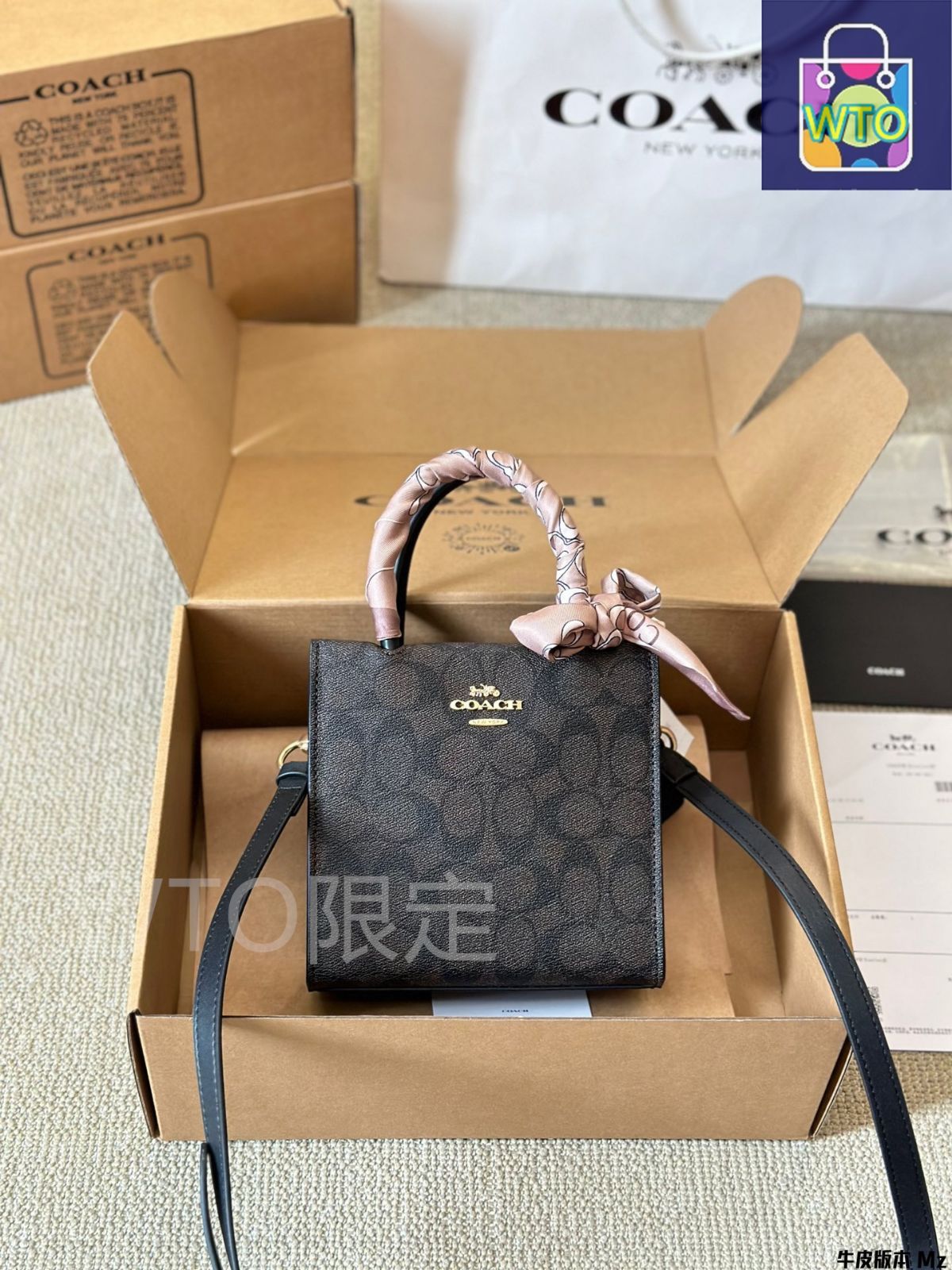 今日 COACH Minically Music Score Bag コーチ ミニカリー 楽譜バッグ-WTO輸入2