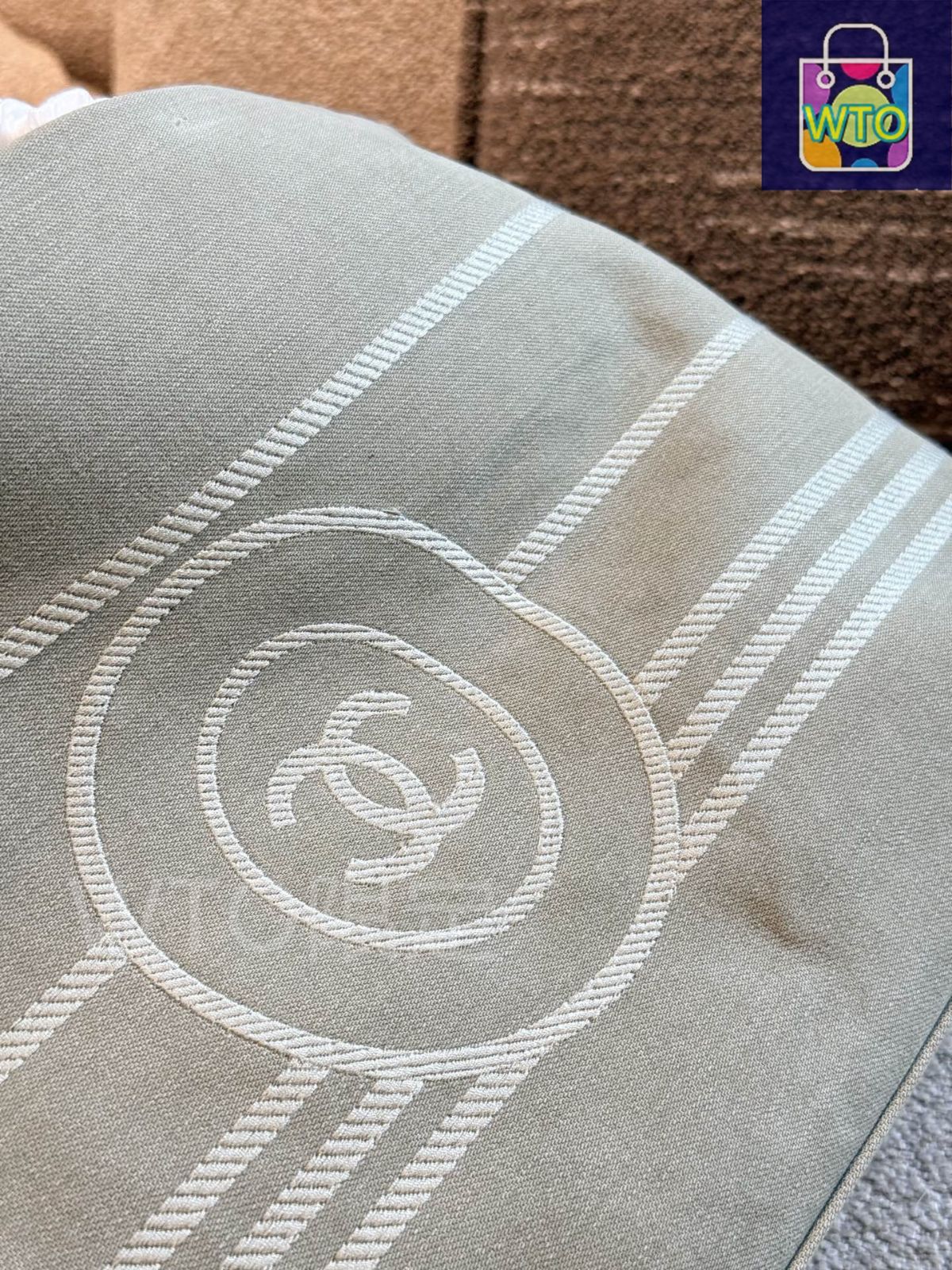  今日 Chanel デニム ショッピングバッグ マッチャグリーン～シャネル 抹茶緑 ショッピングバッグ～-WTO輸入2 ショルダーバッグ ショルダーバッグ