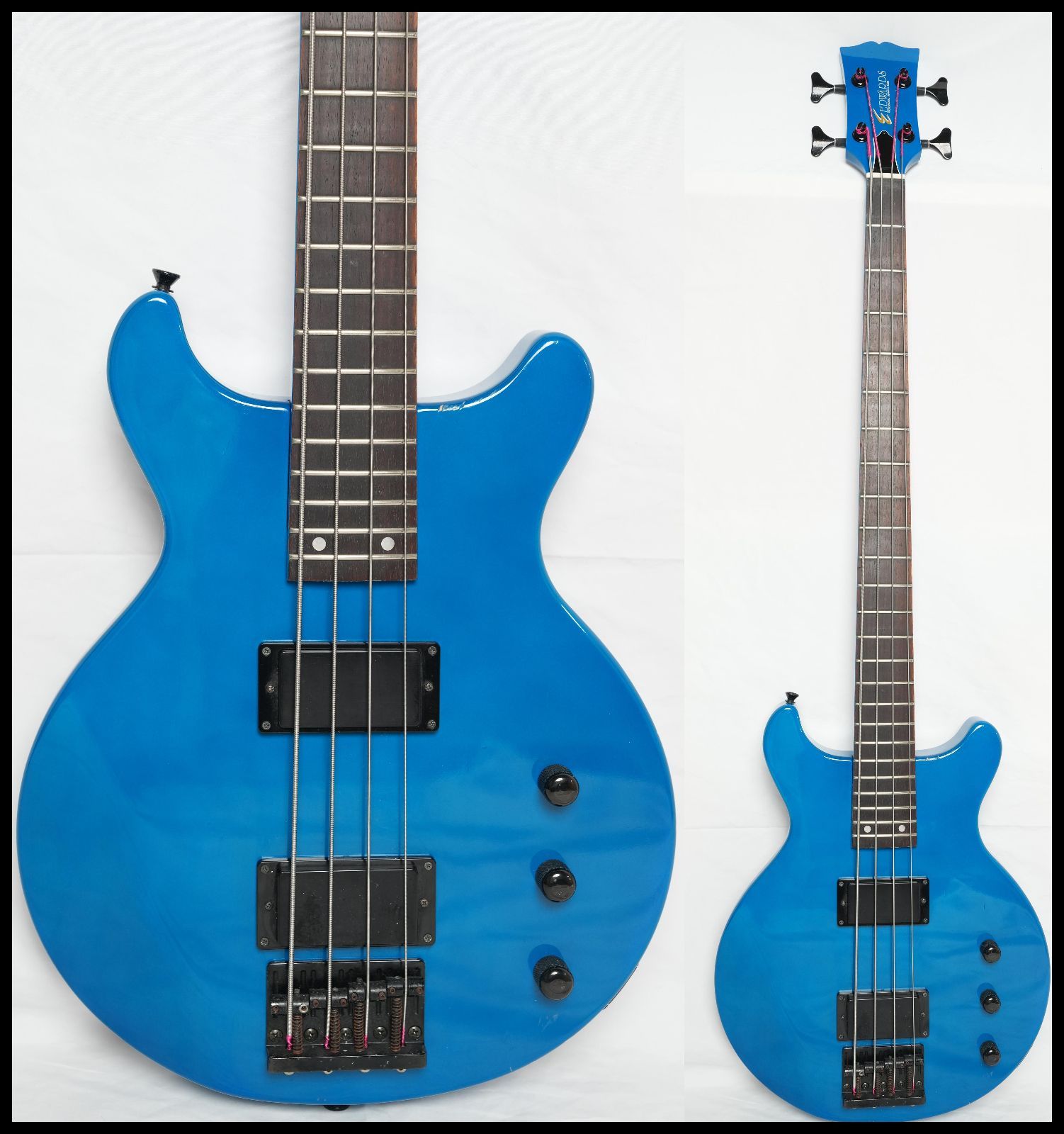 EDWARDS by ESP E J 78 TV LUNA SEA Jモデル ブルー 本体のみ 90年代 エドワーズ