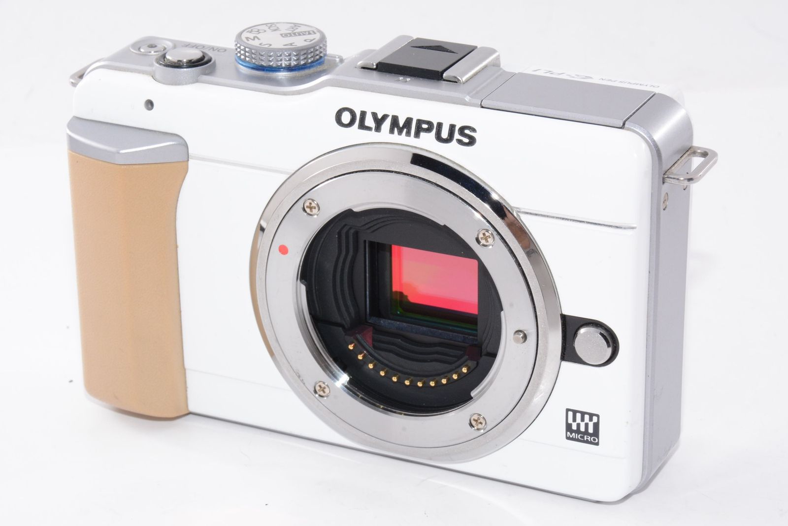 OLYMPUS ミラーレス一眼 PEN E PL 1ボディ ホワイト