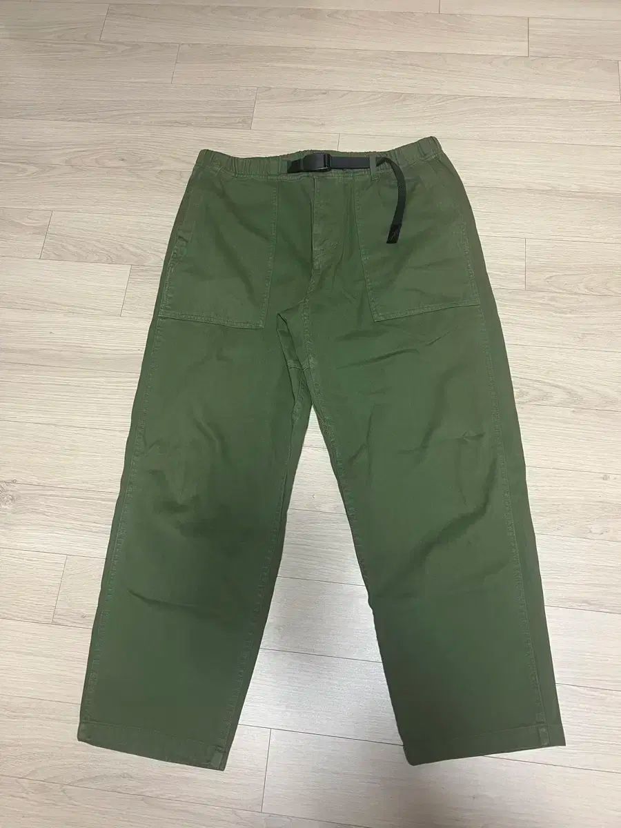 L グラミチ ルーズテーパード パンツ オリーブ