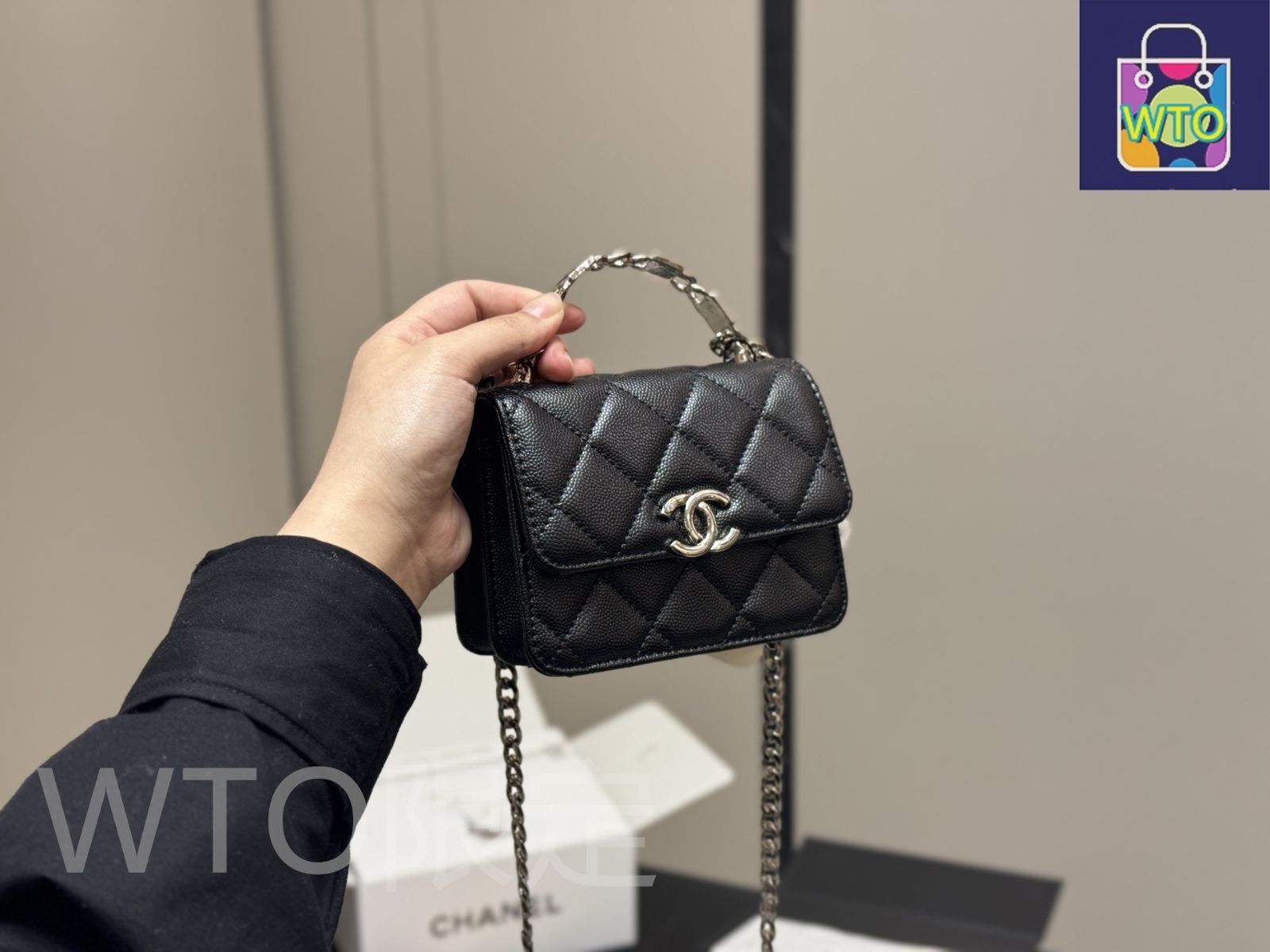 今日特価】Chanel エナメル ハンドル コインポーチ - メルカリ