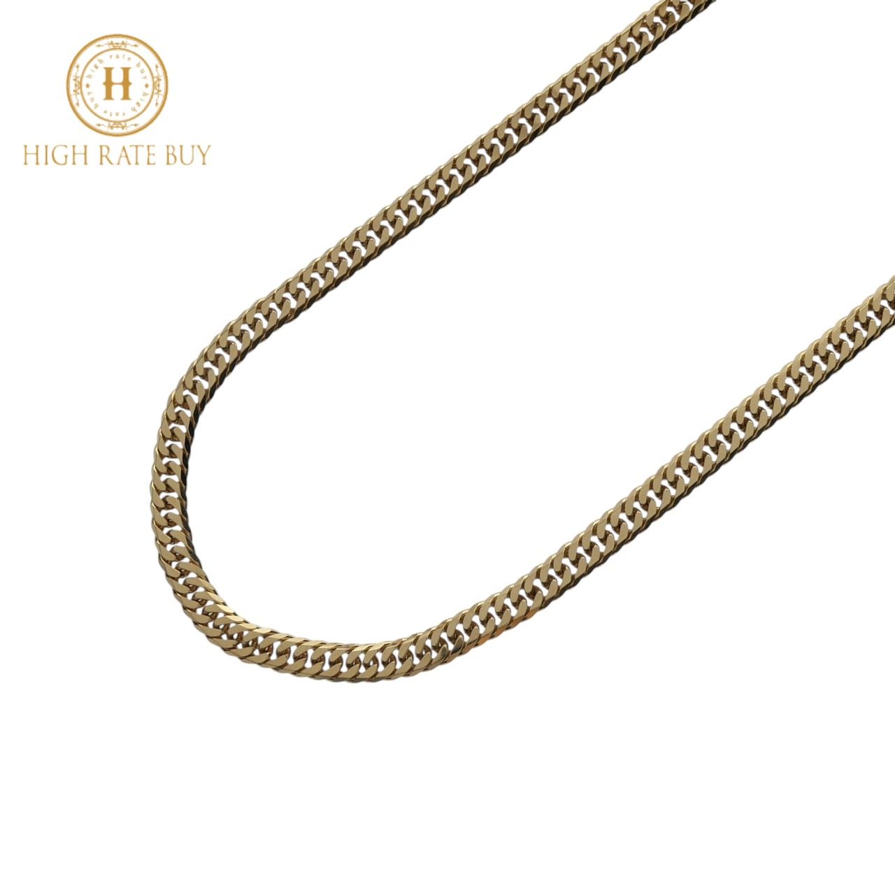 喜平ネックレス K 18 18金 750 6面ダブル 20 3 g 50 cm 7 mm キヘイ チェーン 金ネックレス 造幣局検定マーク 60 メンズ