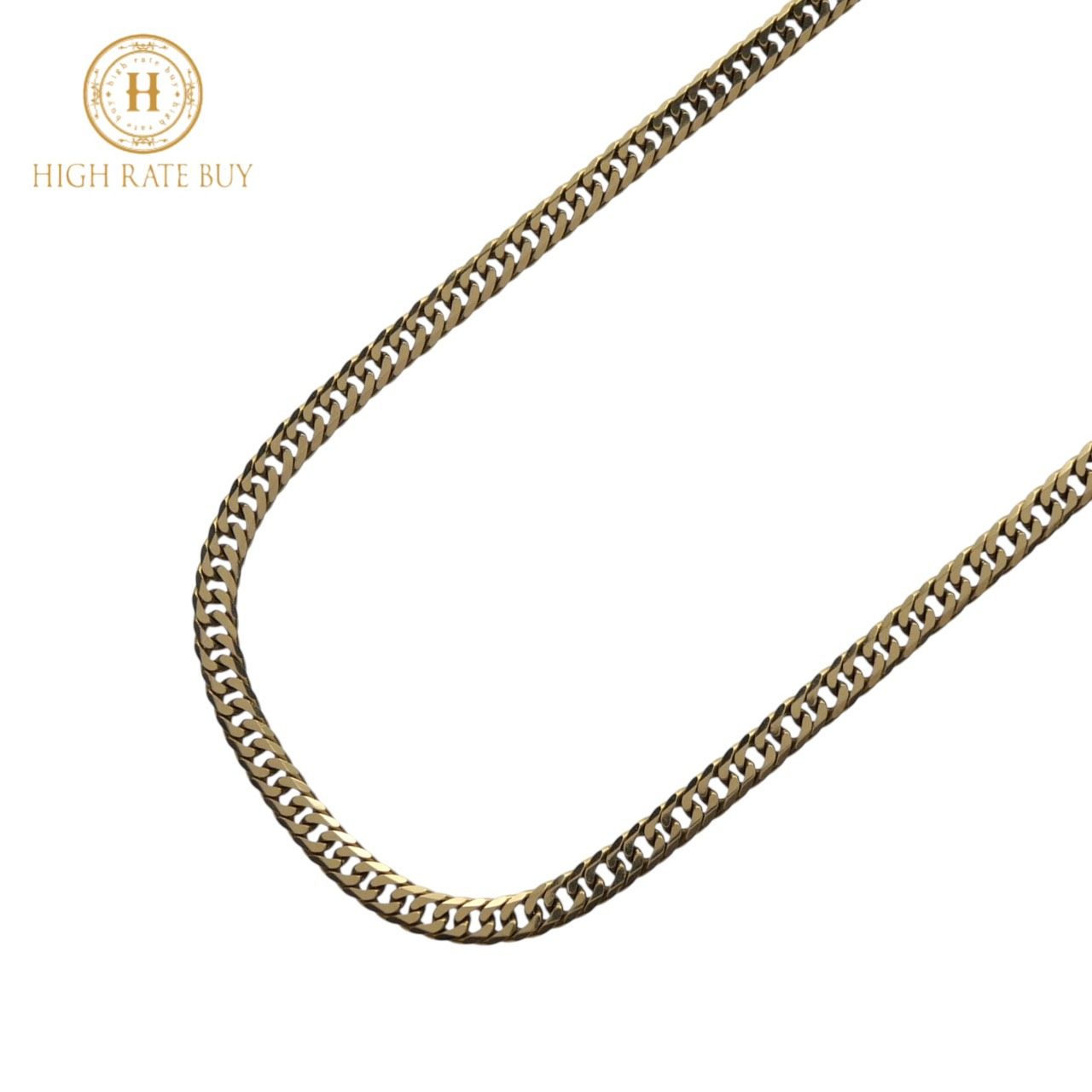 喜平ネックレス K 18 18金 750 6面ダブル 9 g 50 cm 2 4 mm キヘイ チェーン 金ネックレス 造幣局検定マーク 10 60 メンズ