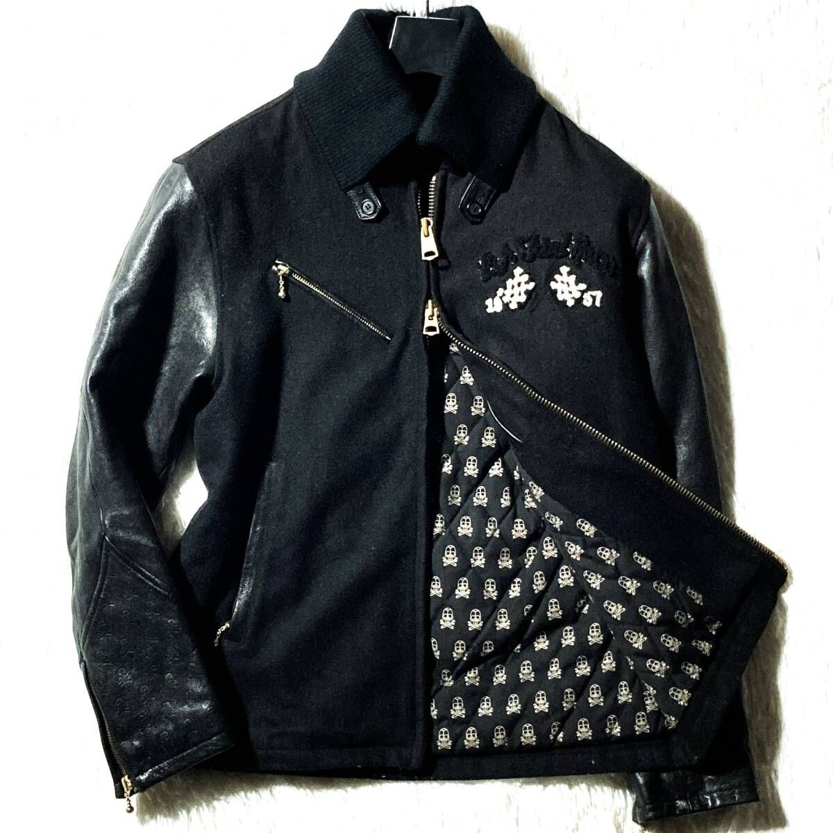 錦 LOWBLOW KNUCKLE レザージャケット 錦 LOWBLOW KNUCKLE レザージャケット 錦 LOWBLOW KNUCKLE レザー