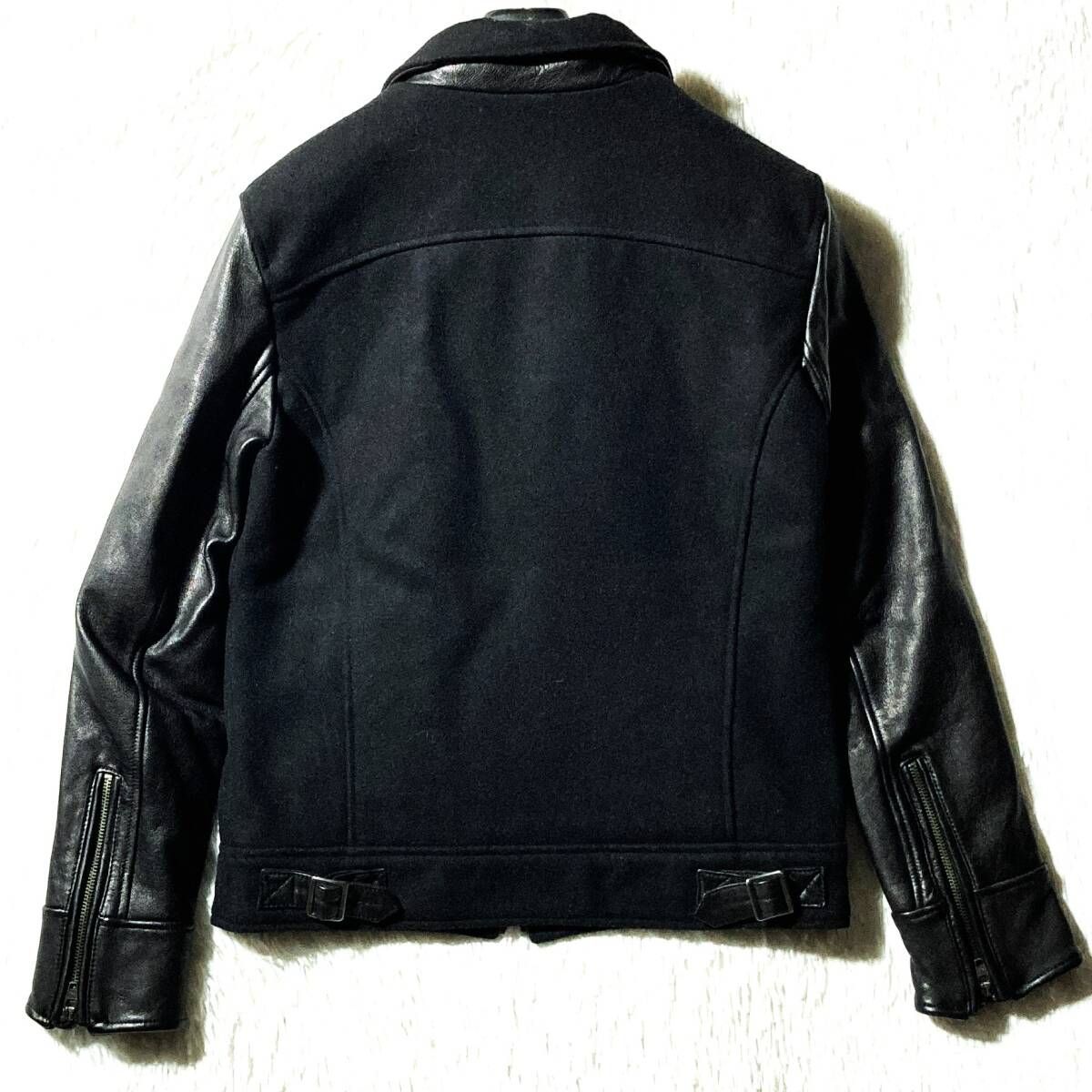 ジャックローズ×清木場俊介☆入手困難☆山羊革レザー袖スタジャン